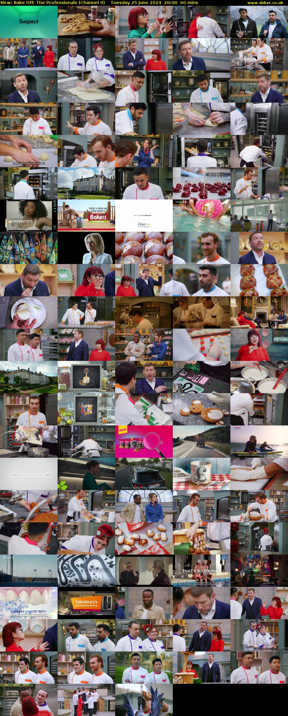 Bake Off: The Professionals (Channel 4) Tuesday 25 June 2024 20:00 - 21:00