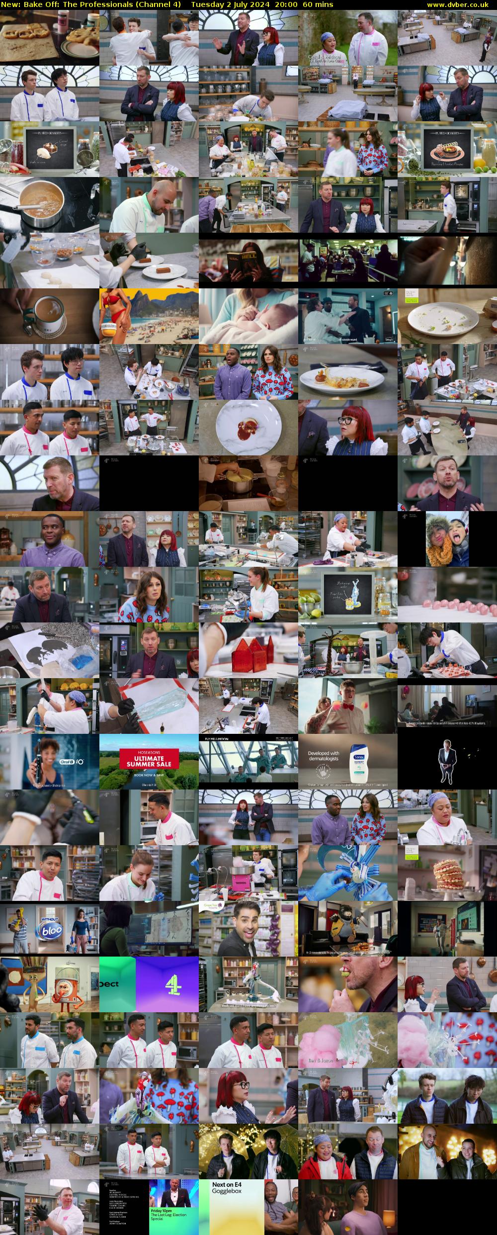 Bake Off: The Professionals (Channel 4) Tuesday 2 July 2024 20:00 - 21:00