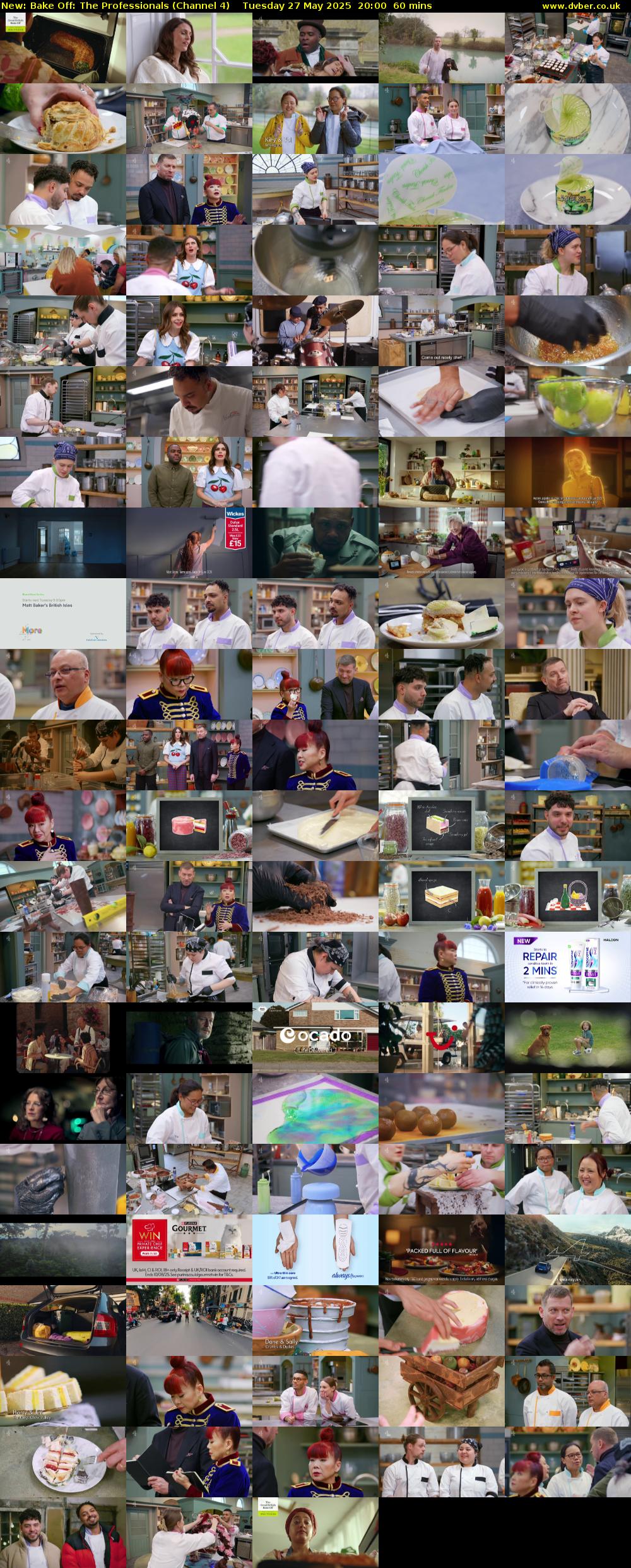 Bake Off: The Professionals (Channel 4) Tuesday 27 May 2025 20:00 - 21:00