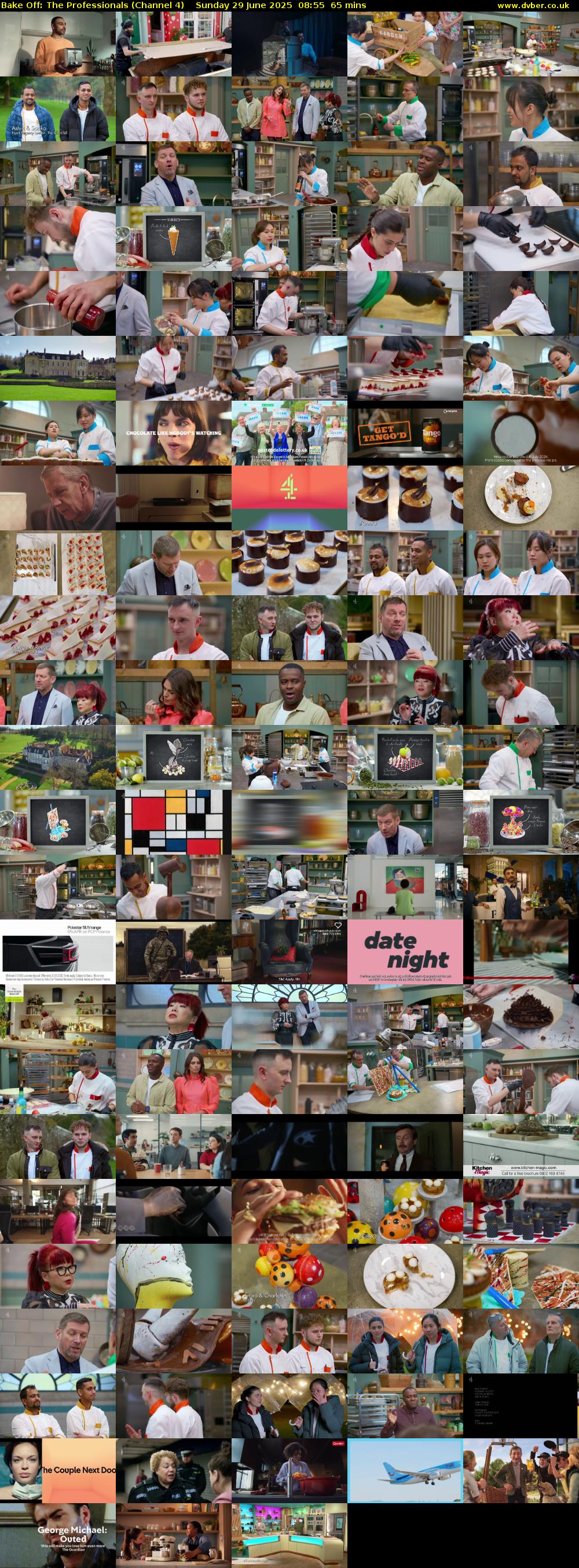 Bake Off: The Professionals (Channel 4) Sunday 29 June 2025 08:55 - 10:00