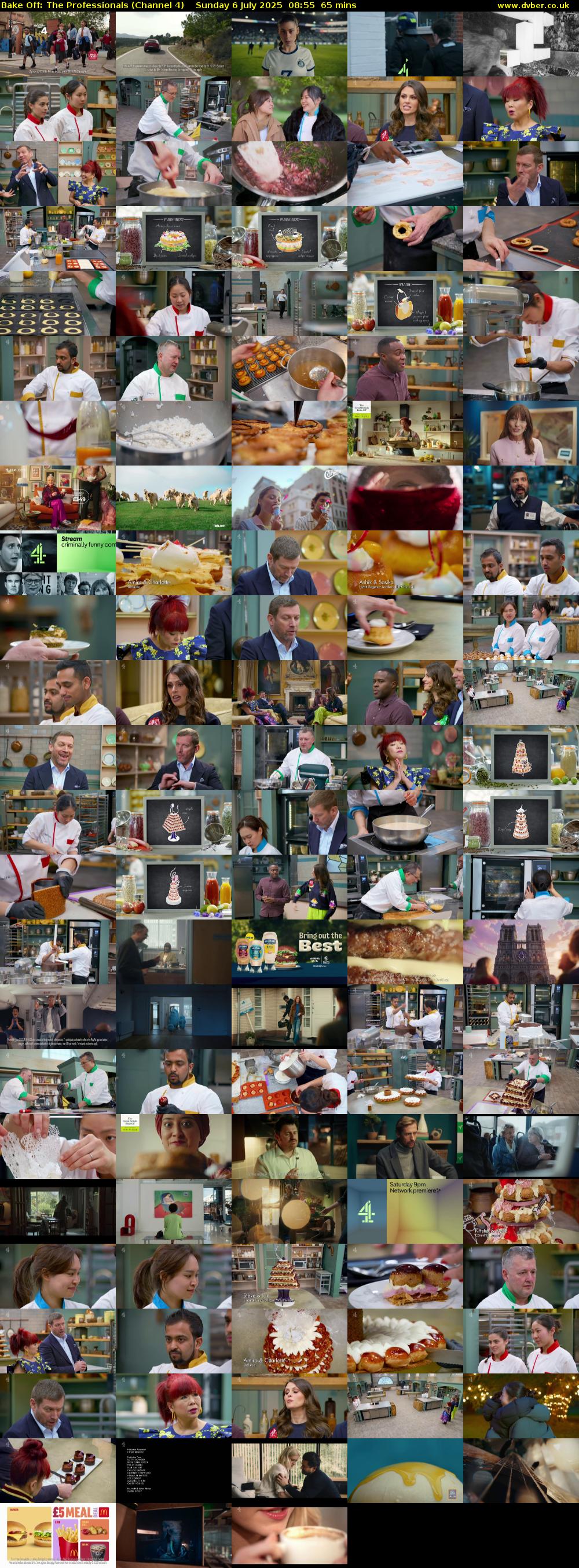 Bake Off: The Professionals (Channel 4) Sunday 6 July 2025 08:55 - 10:00