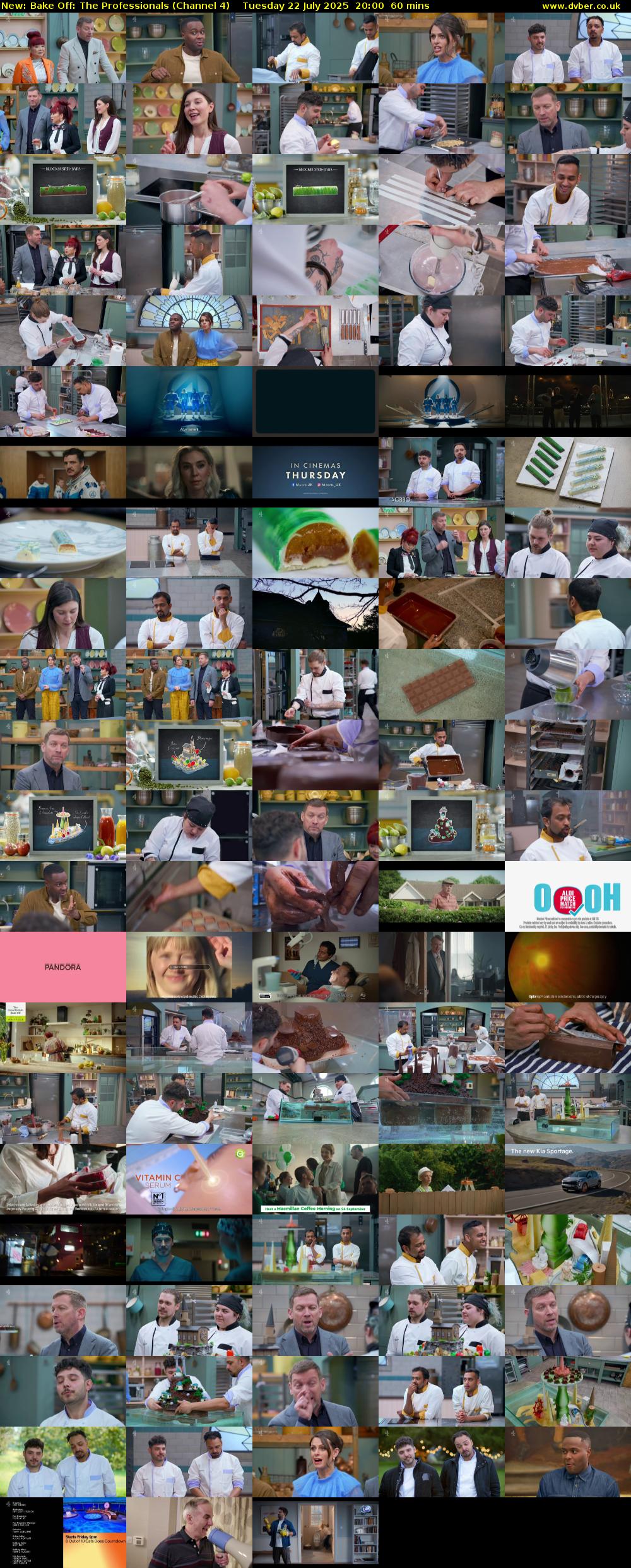 Bake Off: The Professionals (Channel 4) Tuesday 22 July 2025 20:00 - 21:00