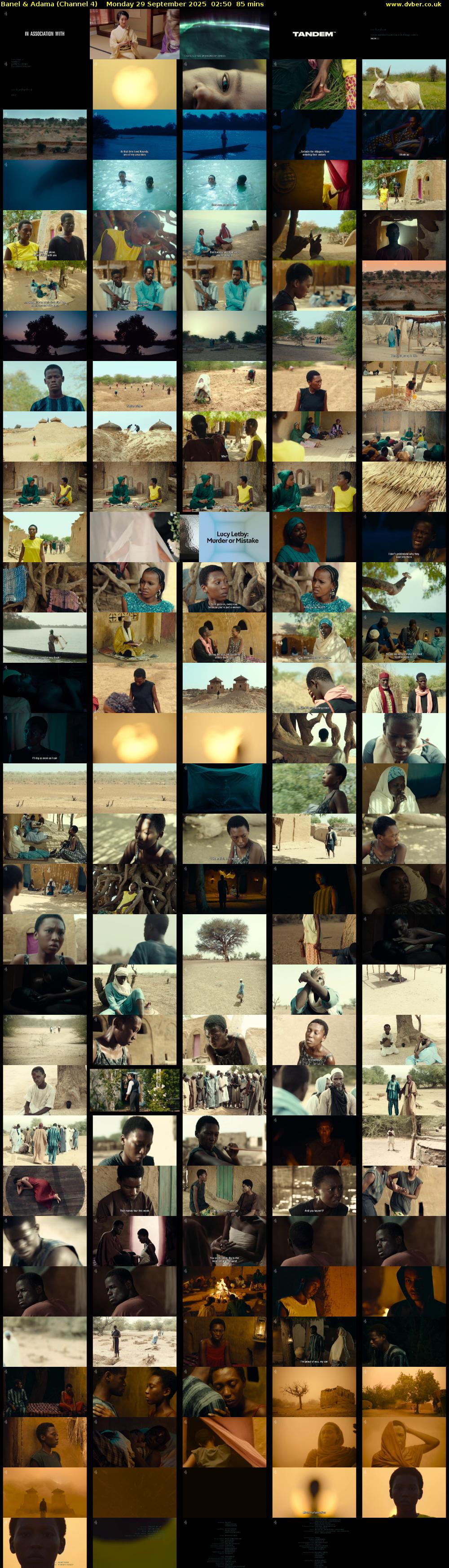 Banel & Adama (Channel 4) Monday 29 September 2025 02:50 - 04:15