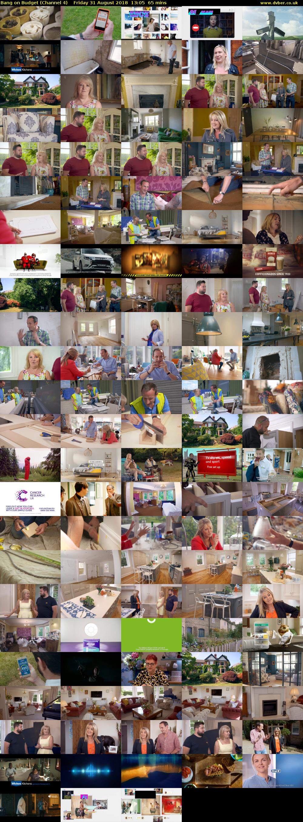 Bang on Budget (Channel 4) Friday 31 August 2018 13:05 - 14:10