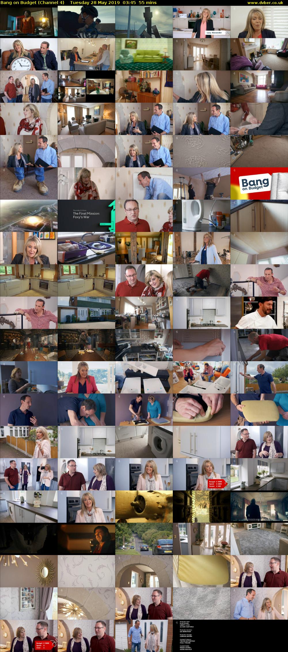 Bang on Budget (Channel 4) Tuesday 28 May 2019 03:45 - 04:40