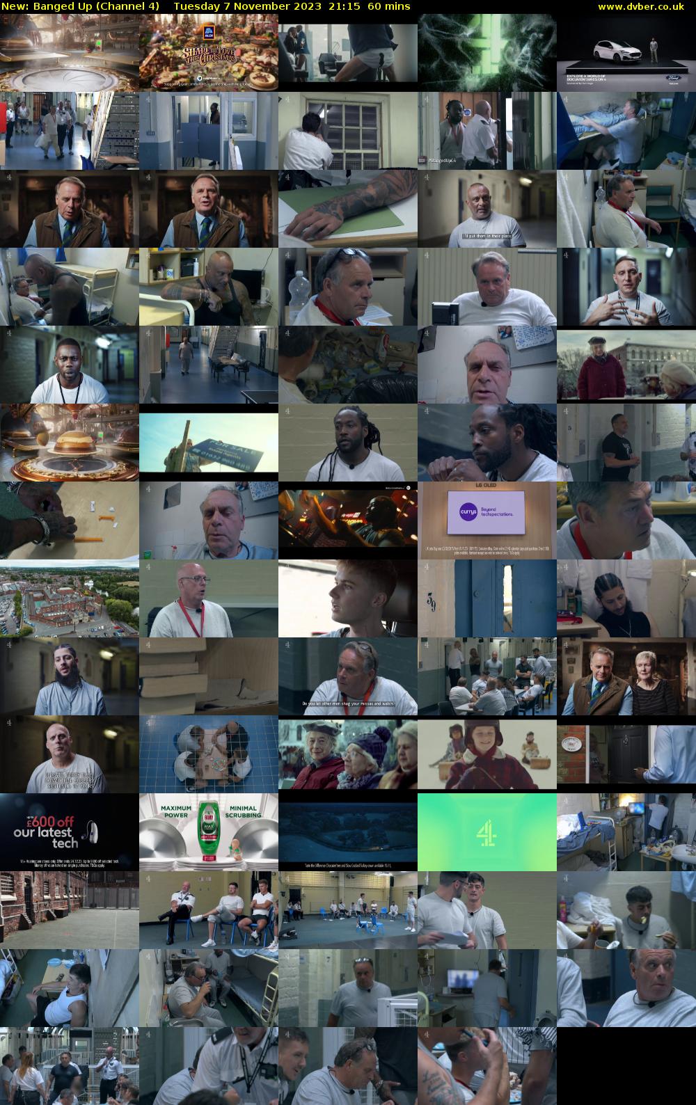 Banged Up (Channel 4) Tuesday 7 November 2023 21:15 - 22:15