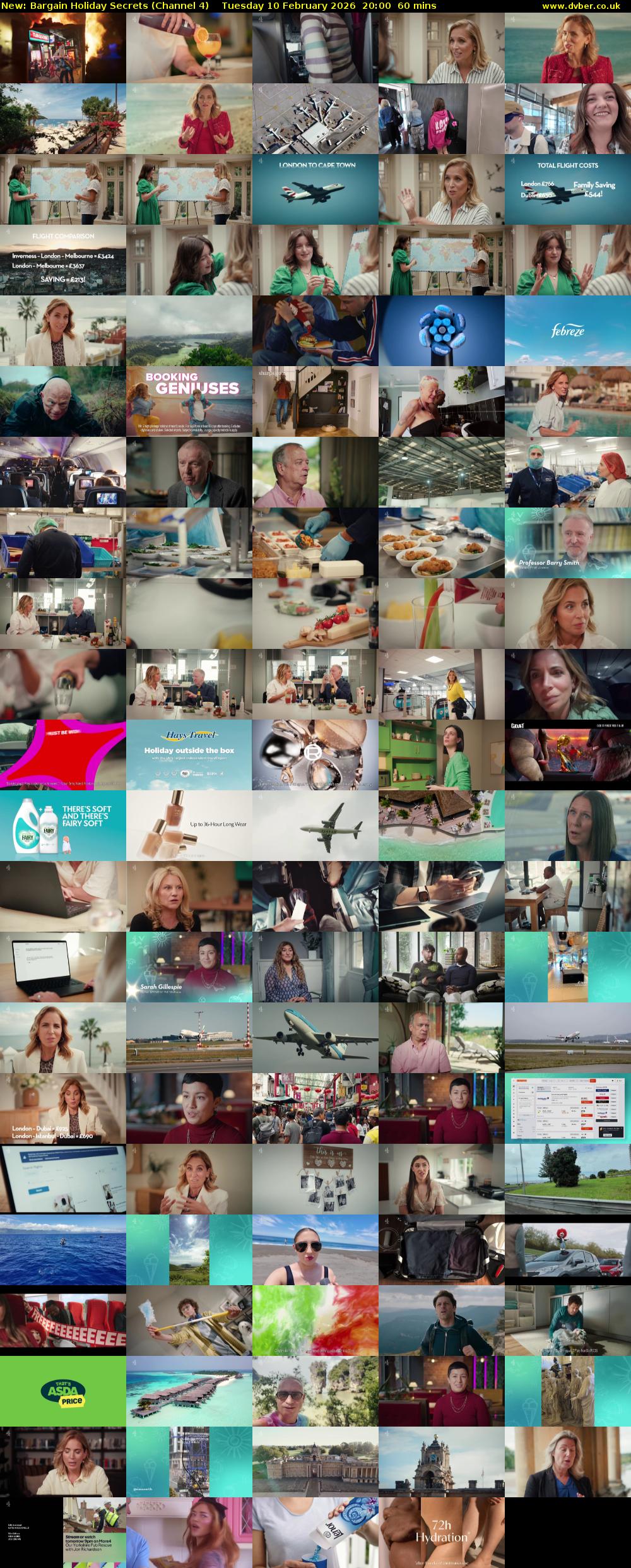 Bargain Holiday Secrets (Channel 4) Tuesday 10 February 2026 20:00 - 21:00