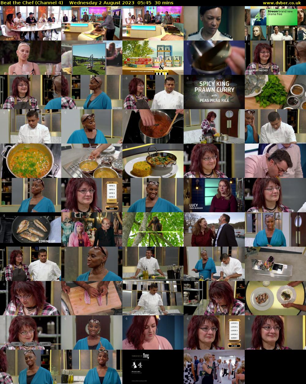 Beat the Chef (Channel 4) Wednesday 2 August 2023 05:45 - 06:15