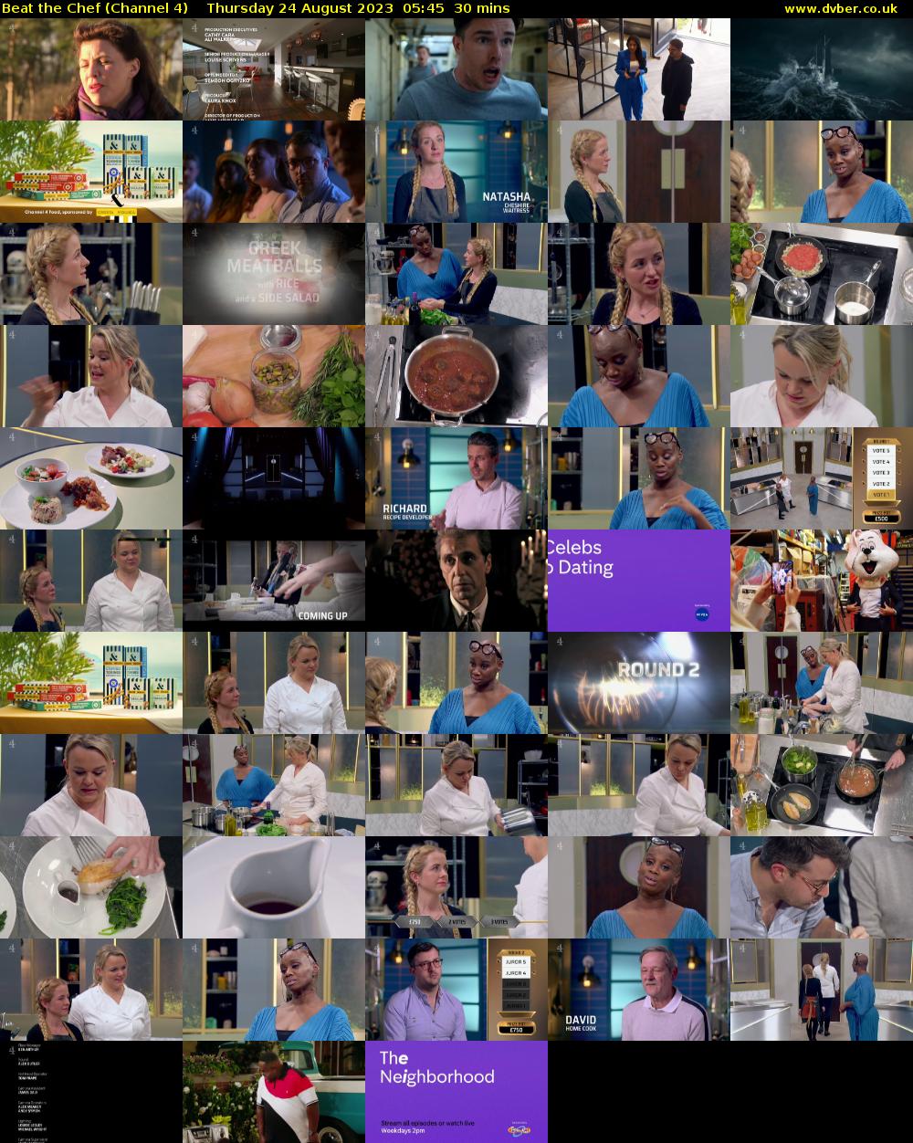 Beat the Chef (Channel 4) Thursday 24 August 2023 05:45 - 06:15