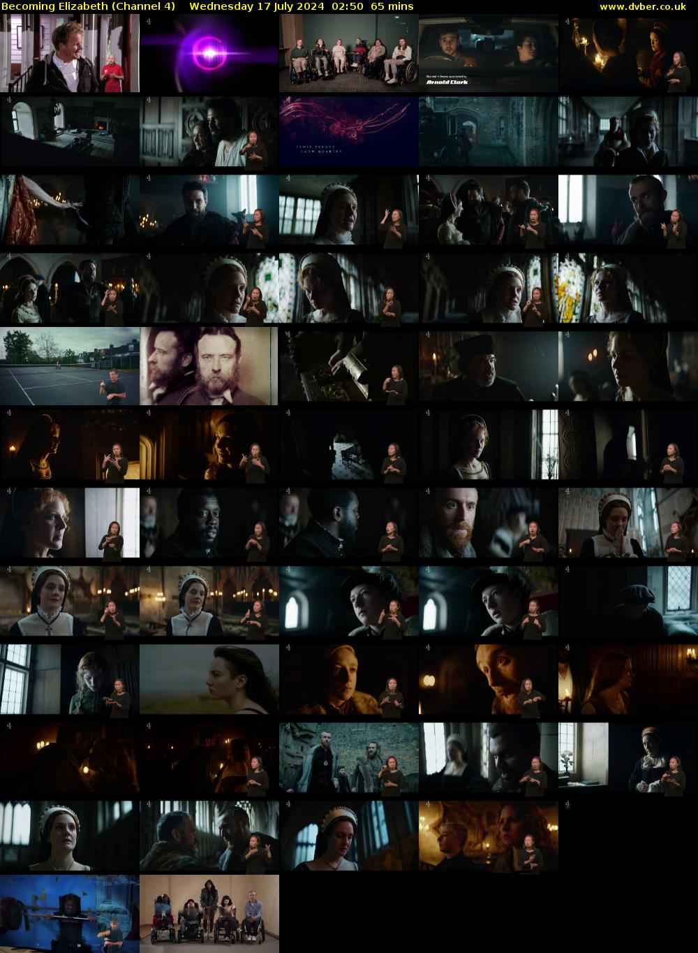 Becoming Elizabeth (Channel 4) Wednesday 17 July 2024 02:50 - 03:55