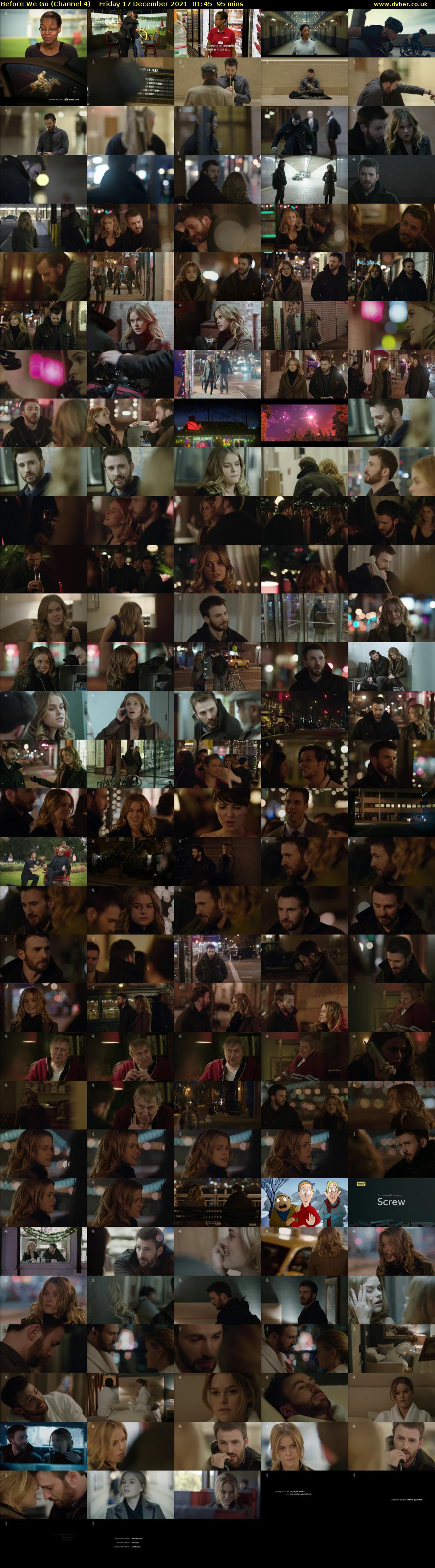 Before We Go (Channel 4) Friday 17 December 2021 01:45 - 03:20