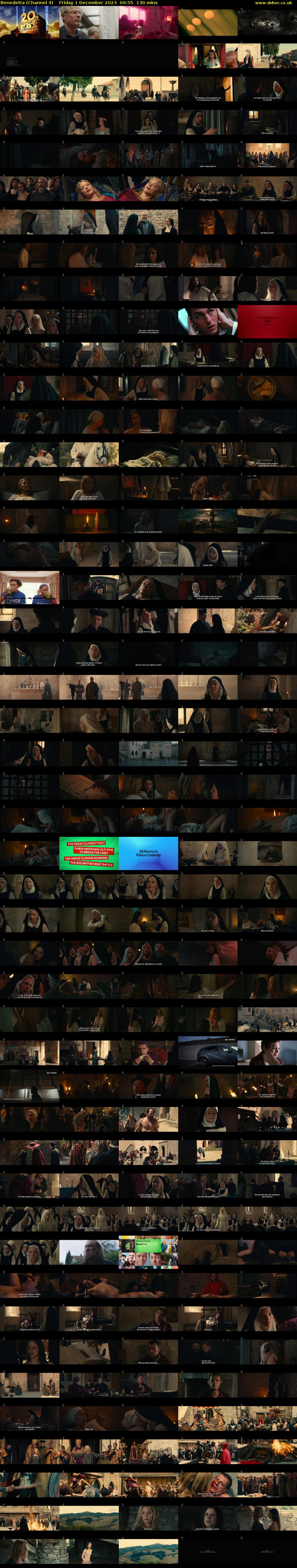 Benedetta (Channel 4) Friday 1 December 2023 00:55 - 03:05