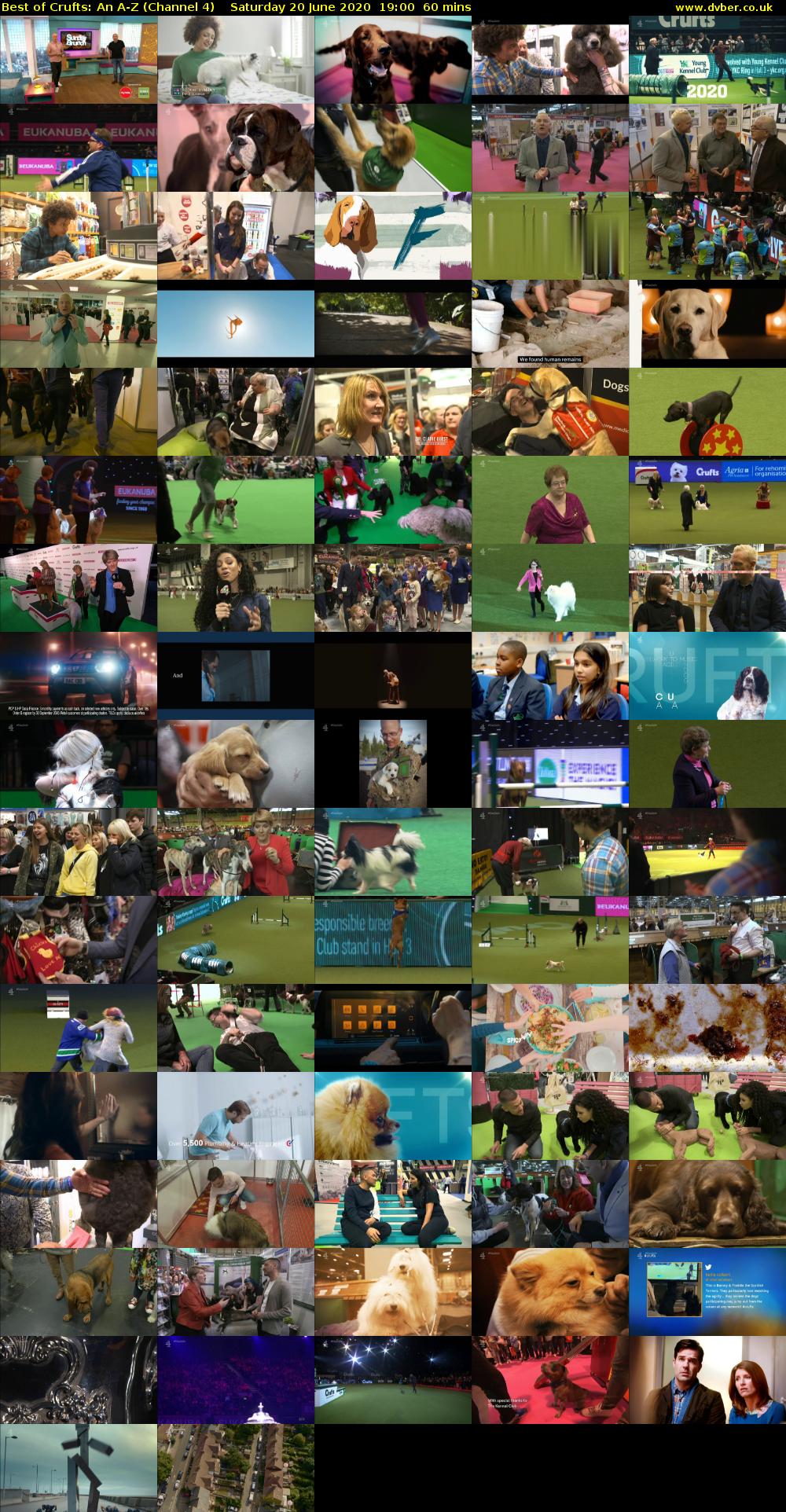 Best of Crufts: An A-Z (Channel 4) Saturday 20 June 2020 19:00 - 20:00