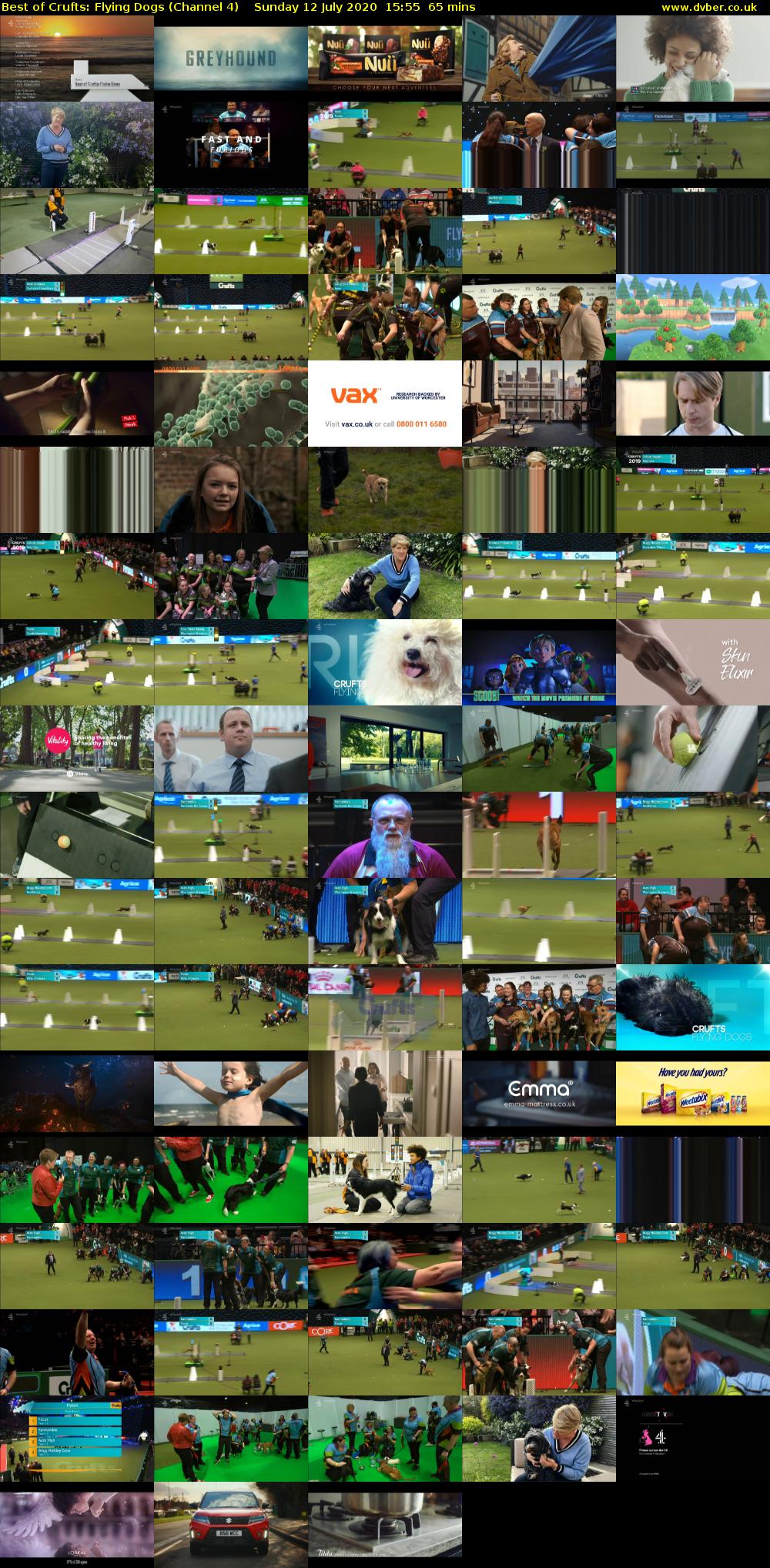 Best of Crufts: Flying Dogs (Channel 4) Sunday 12 July 2020 15:55 - 17:00
