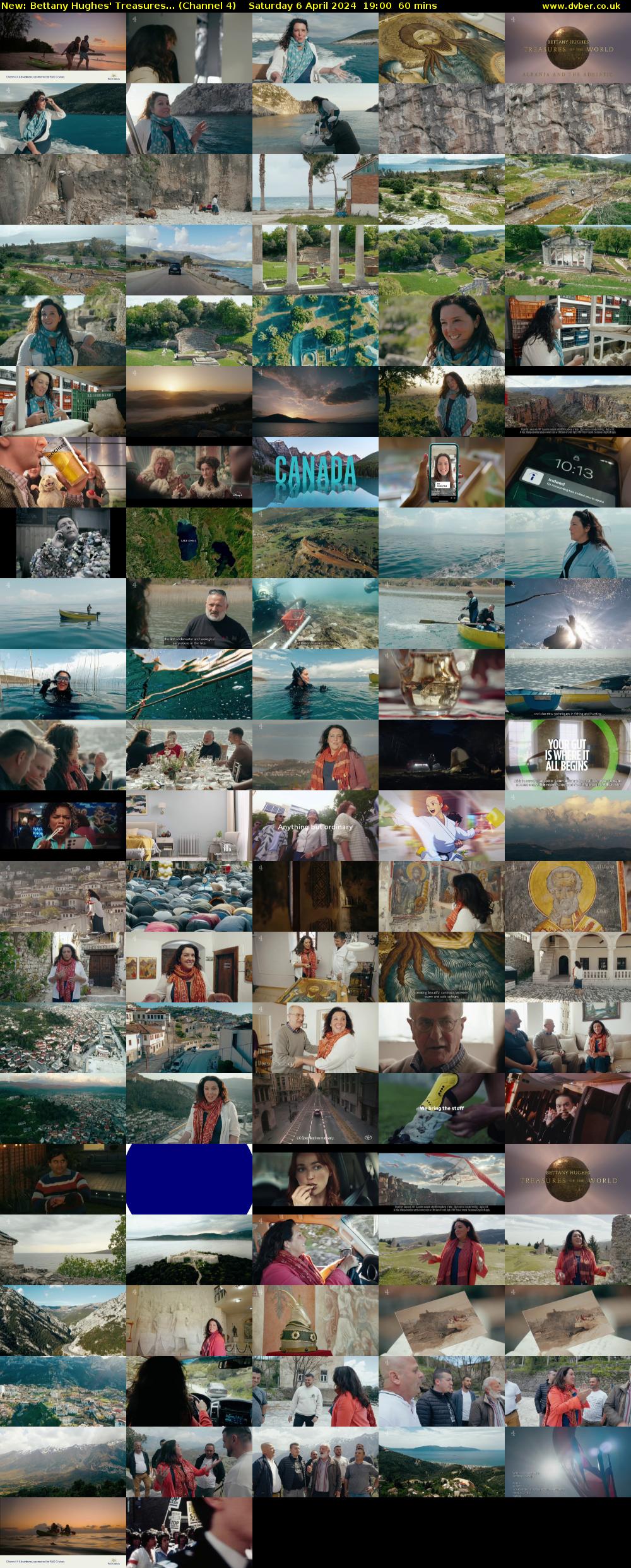 Bettany Hughes' Treasures... (Channel 4) Saturday 6 April 2024 19:00 - 20:00