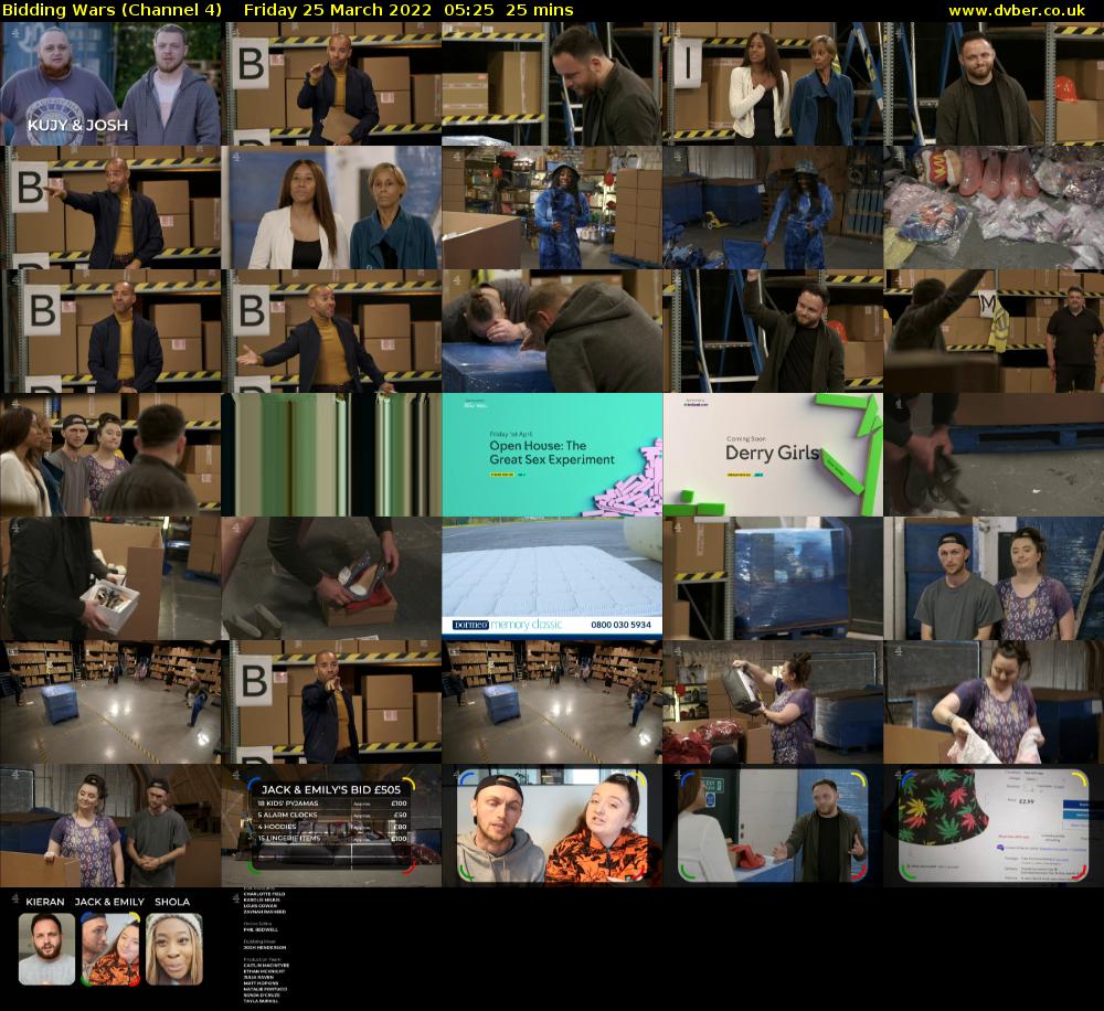 Bidding Wars (Channel 4) Friday 25 March 2022 05:25 - 05:50