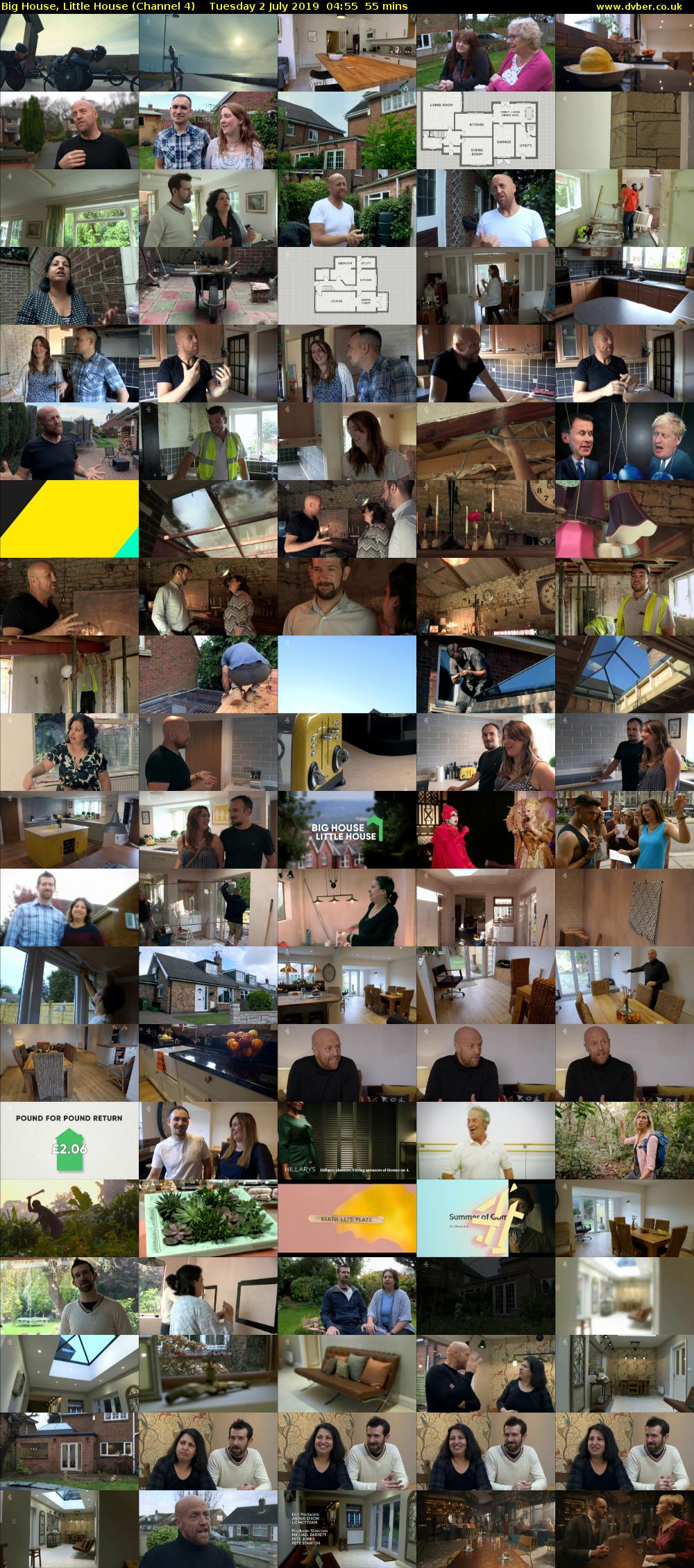 Big House, Little House (Channel 4) Tuesday 2 July 2019 04:55 - 05:50