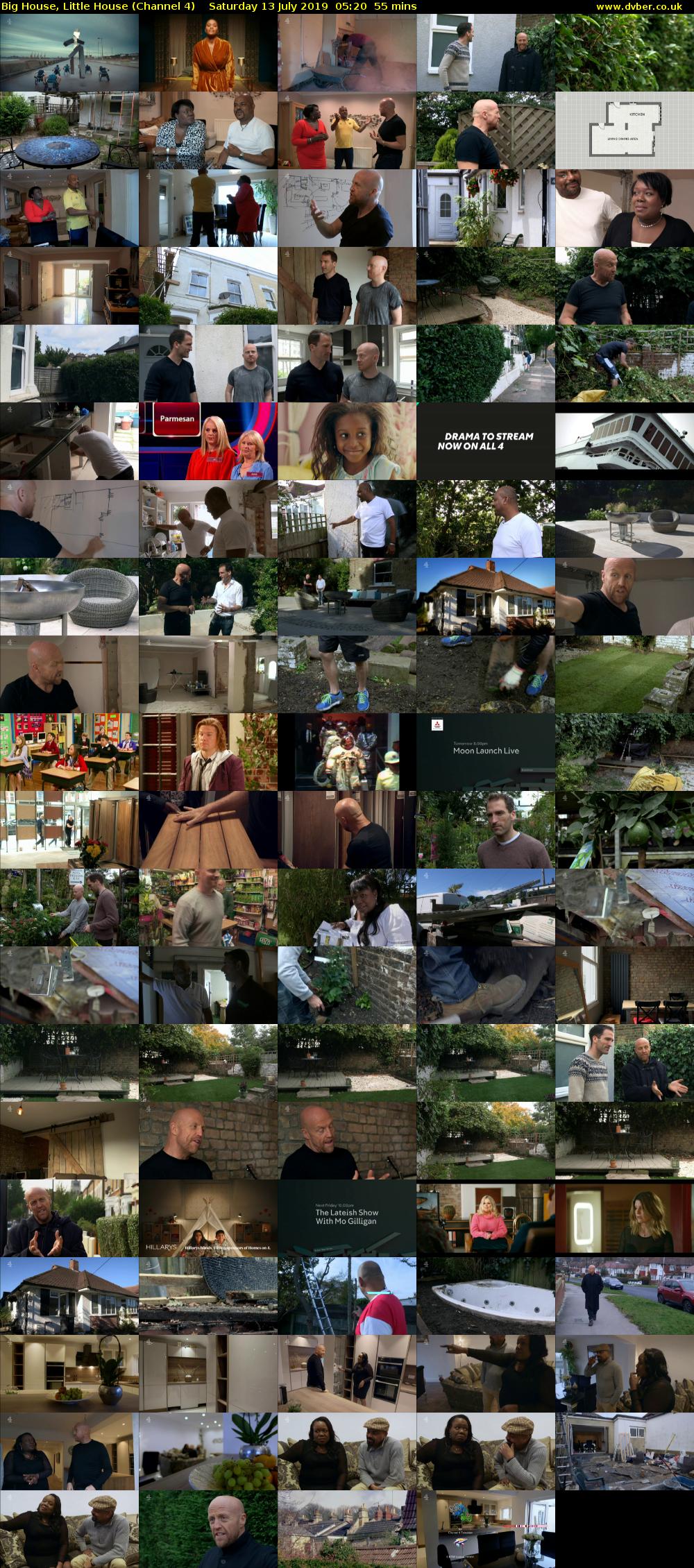 Big House, Little House (Channel 4) Saturday 13 July 2019 05:20 - 06:15