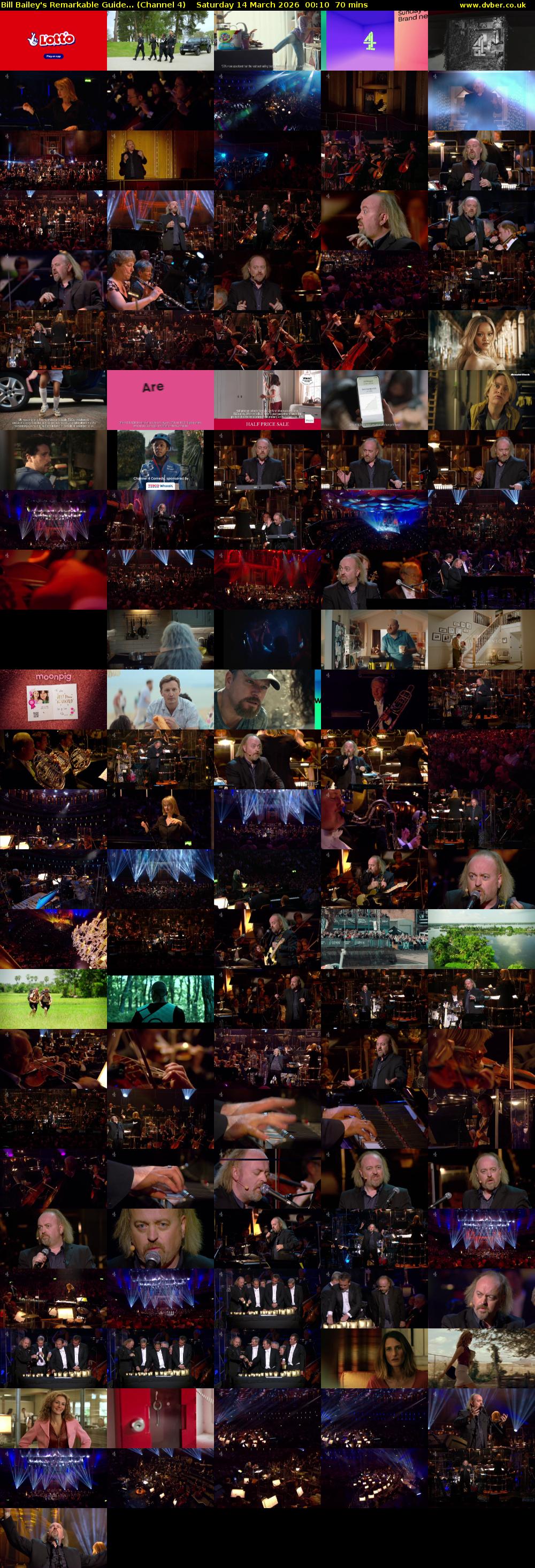 Bill Bailey's Remarkable Guide... (Channel 4) Saturday 14 March 2026 00:10 - 01:20
