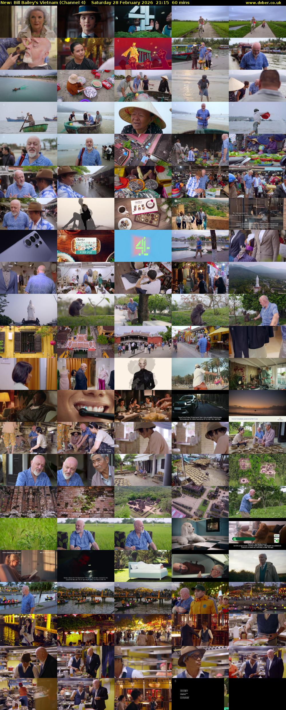 Bill Bailey's Vietnam (Channel 4) Saturday 28 February 2026 21:15 - 22:15