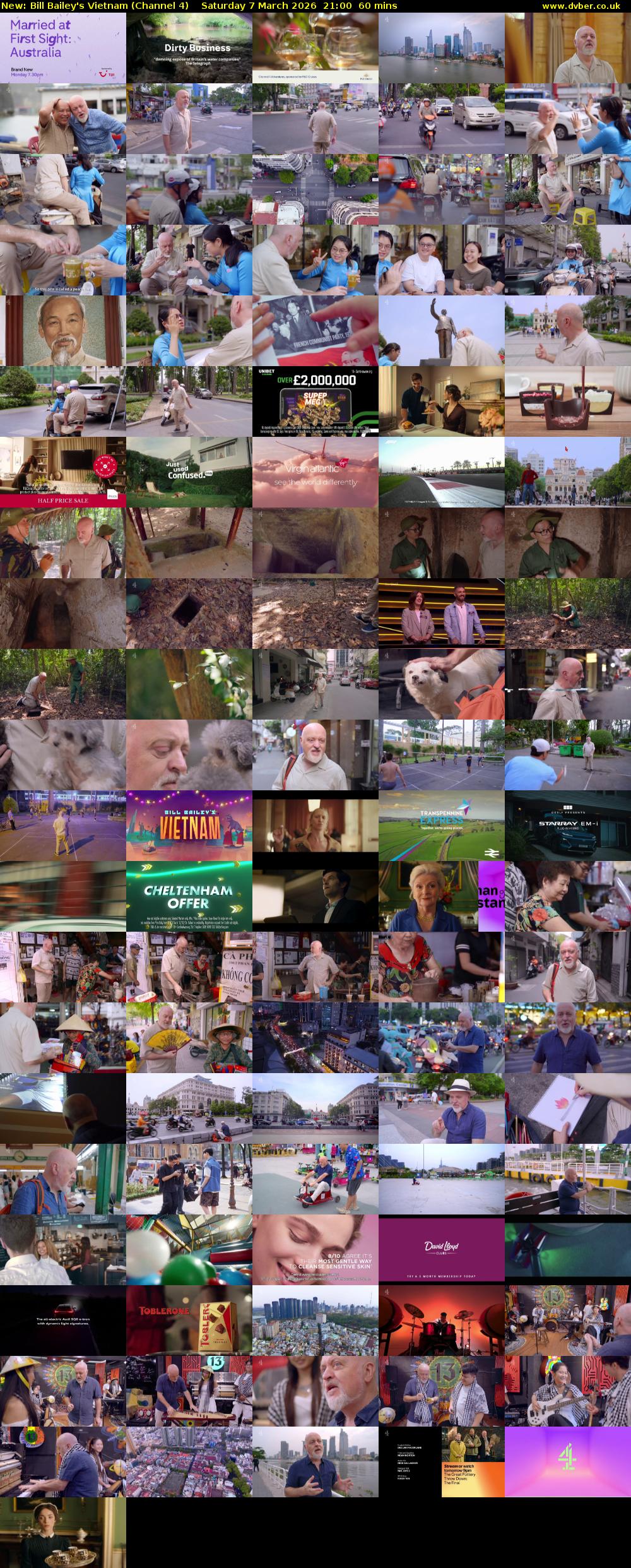 Bill Bailey's Vietnam (Channel 4) Saturday 7 March 2026 21:00 - 22:00
