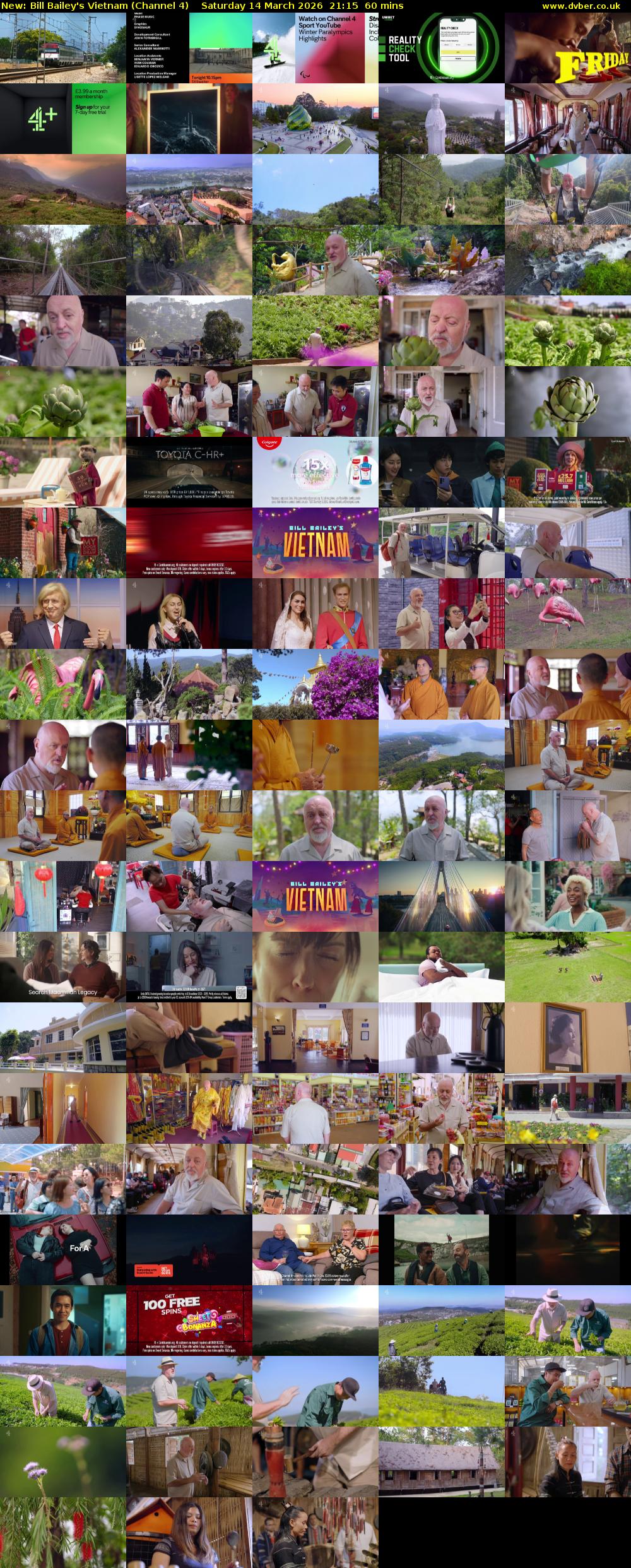 Bill Bailey's Vietnam (Channel 4) Saturday 14 March 2026 21:15 - 22:15