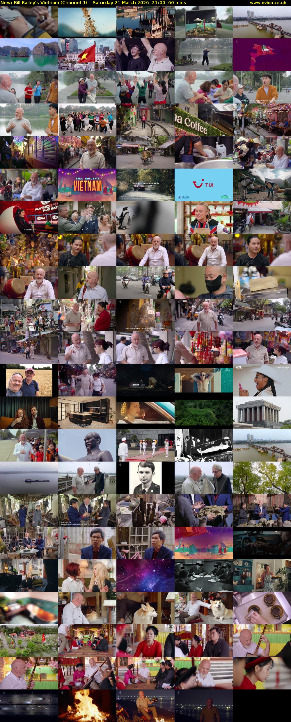 Bill Bailey's Vietnam (Channel 4) Saturday 21 March 2026 21:00 - 22:00