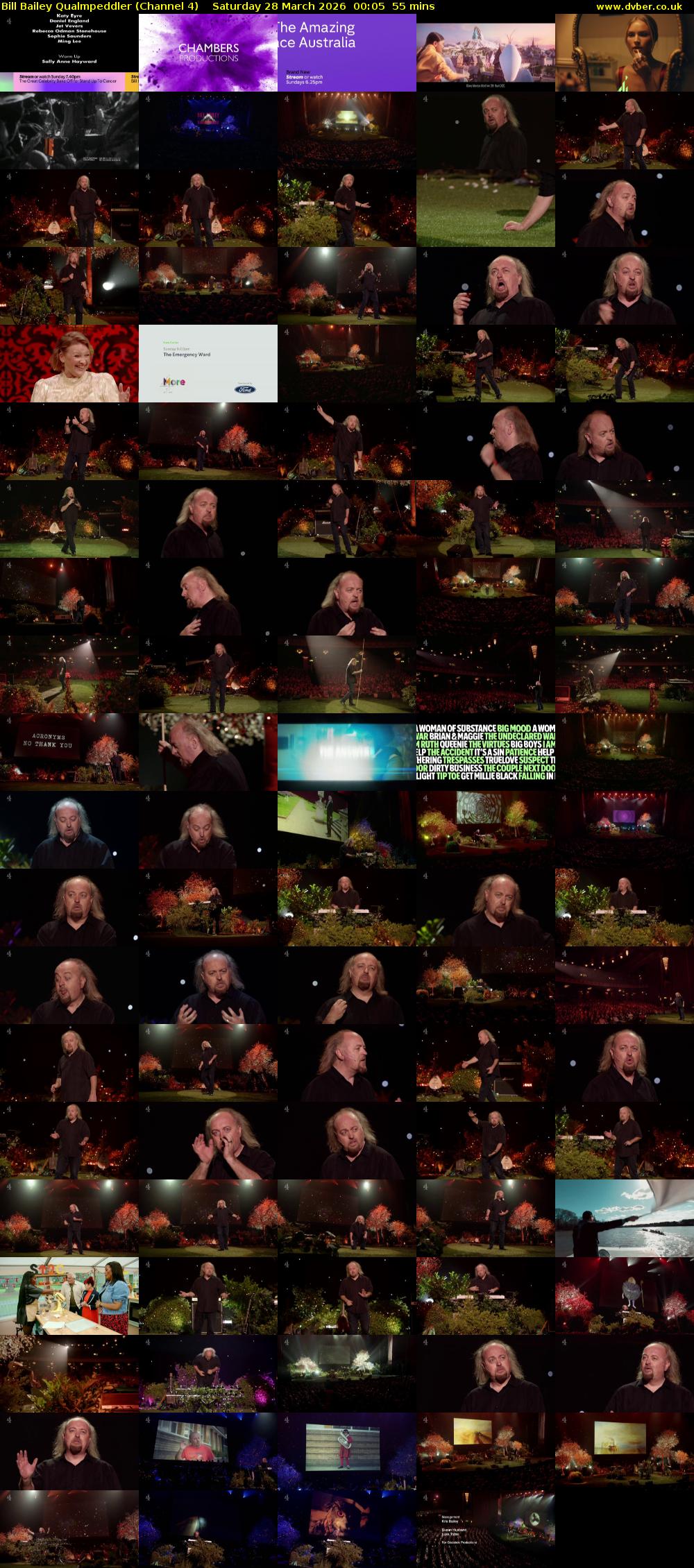 Bill Bailey Qualmpeddler (Channel 4) Saturday 28 March 2026 00:05 - 01:00