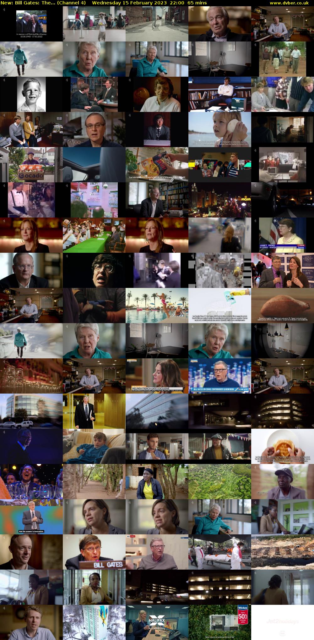 Bill Gates: The... (Channel 4) Wednesday 15 February 2023 22:00 - 23:05