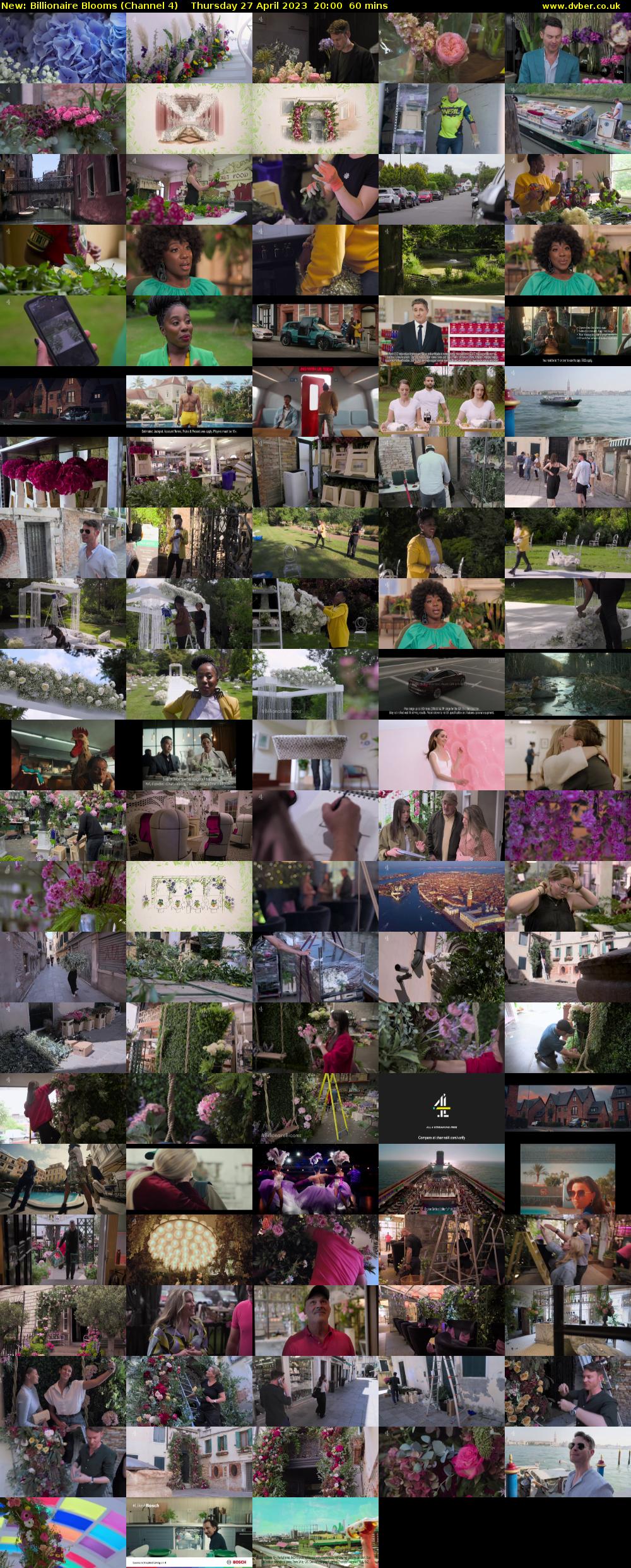 Billionaire Blooms (Channel 4) Thursday 27 April 2023 20:00 - 21:00