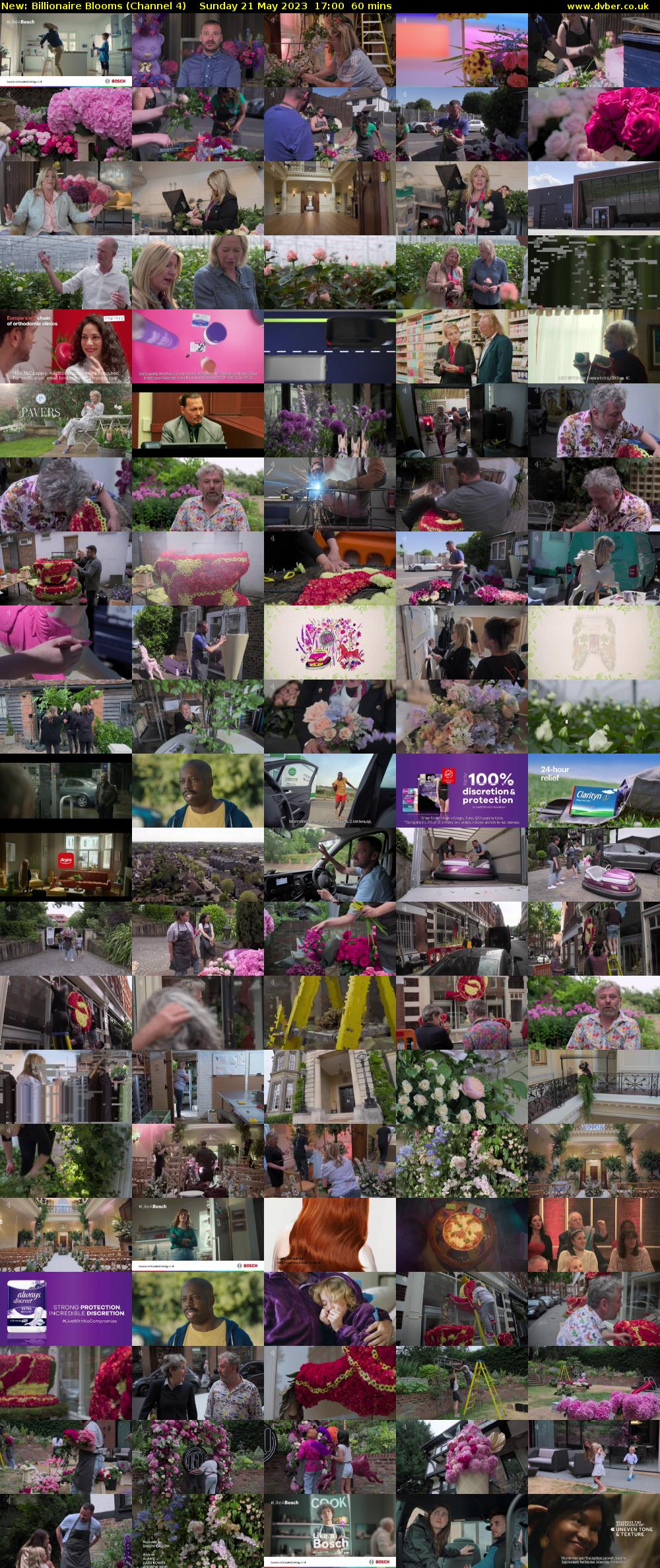 Billionaire Blooms (Channel 4) Sunday 21 May 2023 17:00 - 18:00