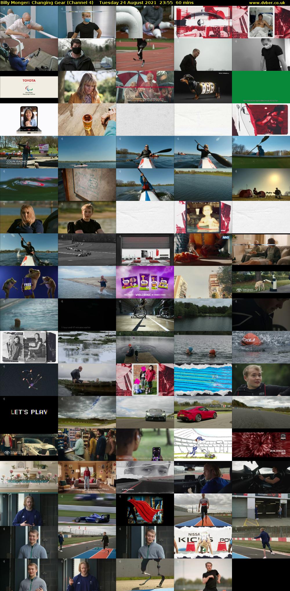 Billy Monger: Changing Gear (Channel 4) Tuesday 24 August 2021 23:55 - 00:55
