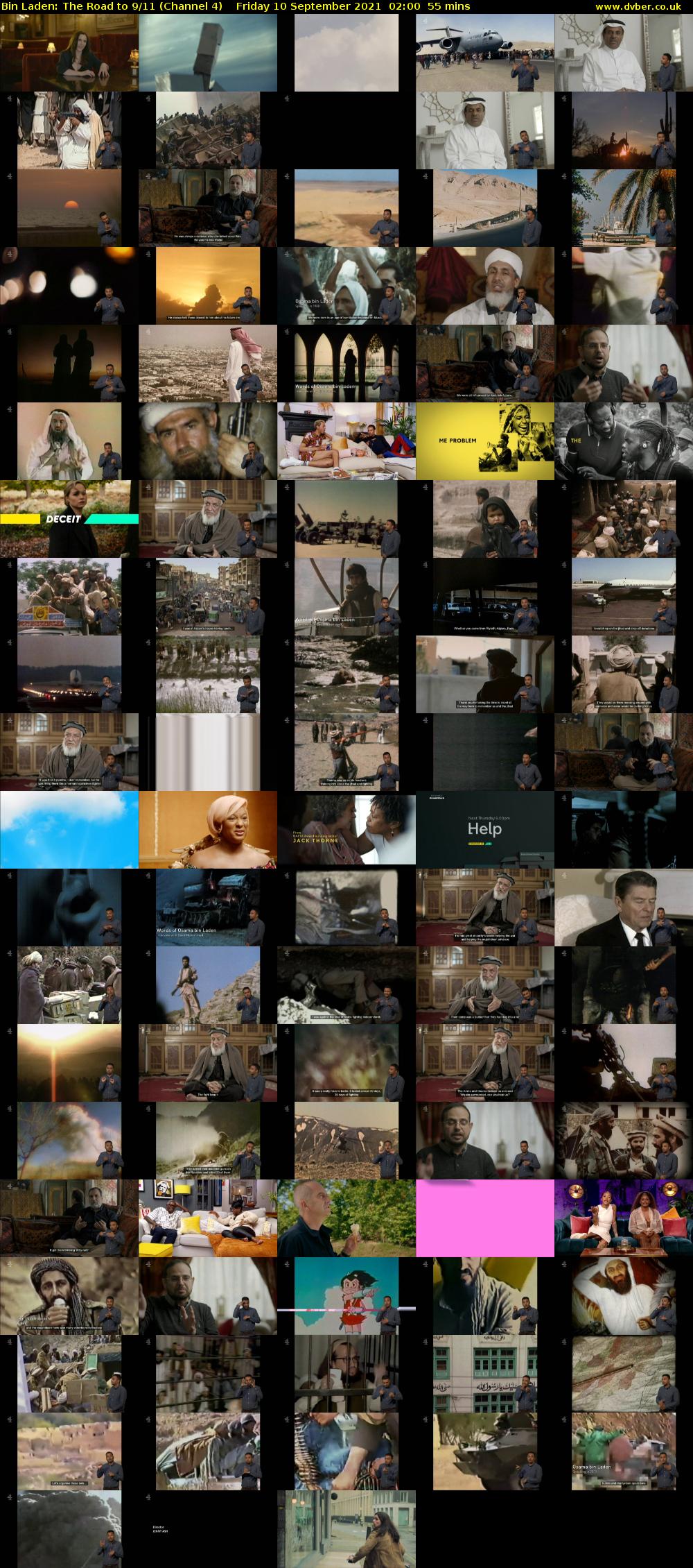 Bin Laden: The Road to 9/11 (Channel 4) Friday 10 September 2021 02:00 - 02:55