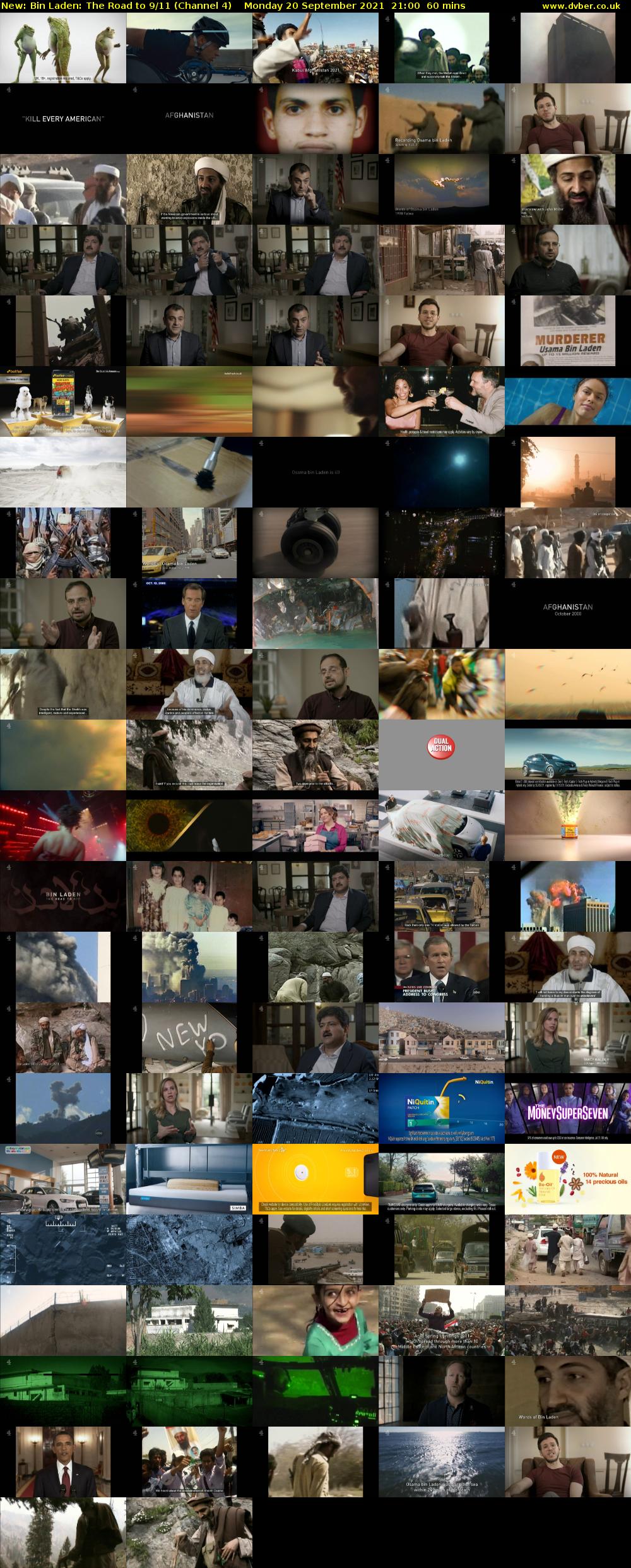 Bin Laden: The Road to 9/11 (Channel 4) Monday 20 September 2021 21:00 - 22:00
