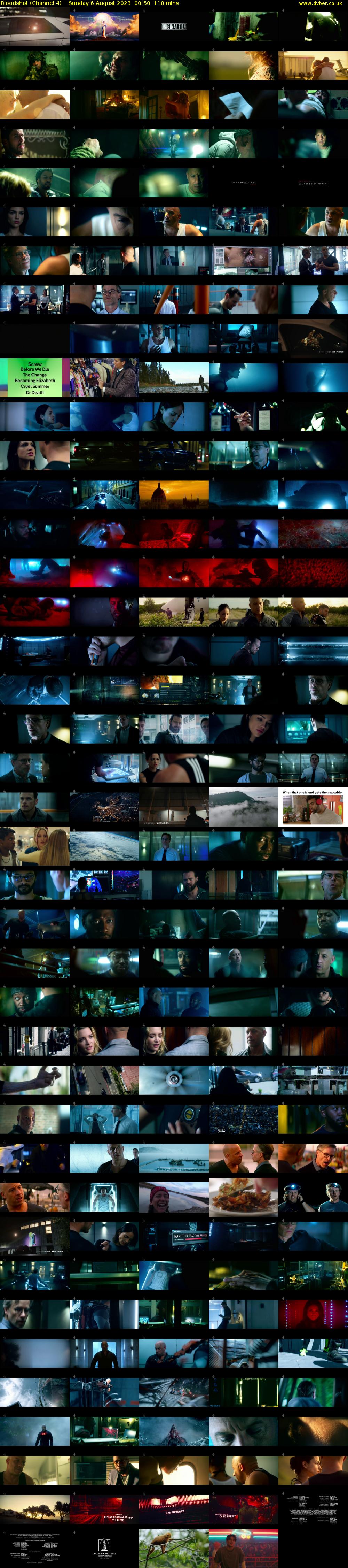 Bloodshot (Channel 4) Sunday 6 August 2023 00:50 - 02:40