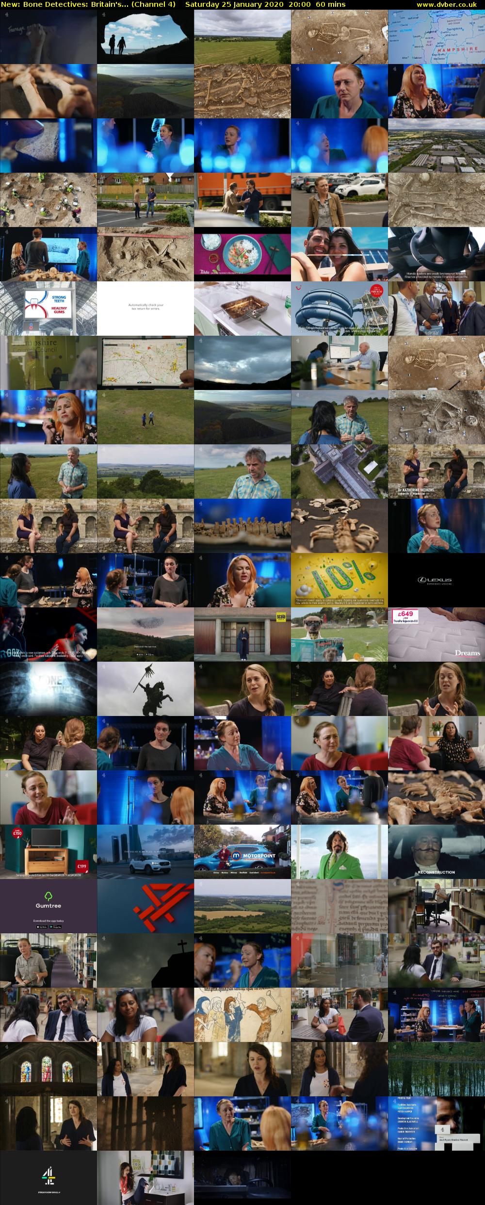 Bone Detectives: Britain's... (Channel 4) Saturday 25 January 2020 20:00 - 21:00