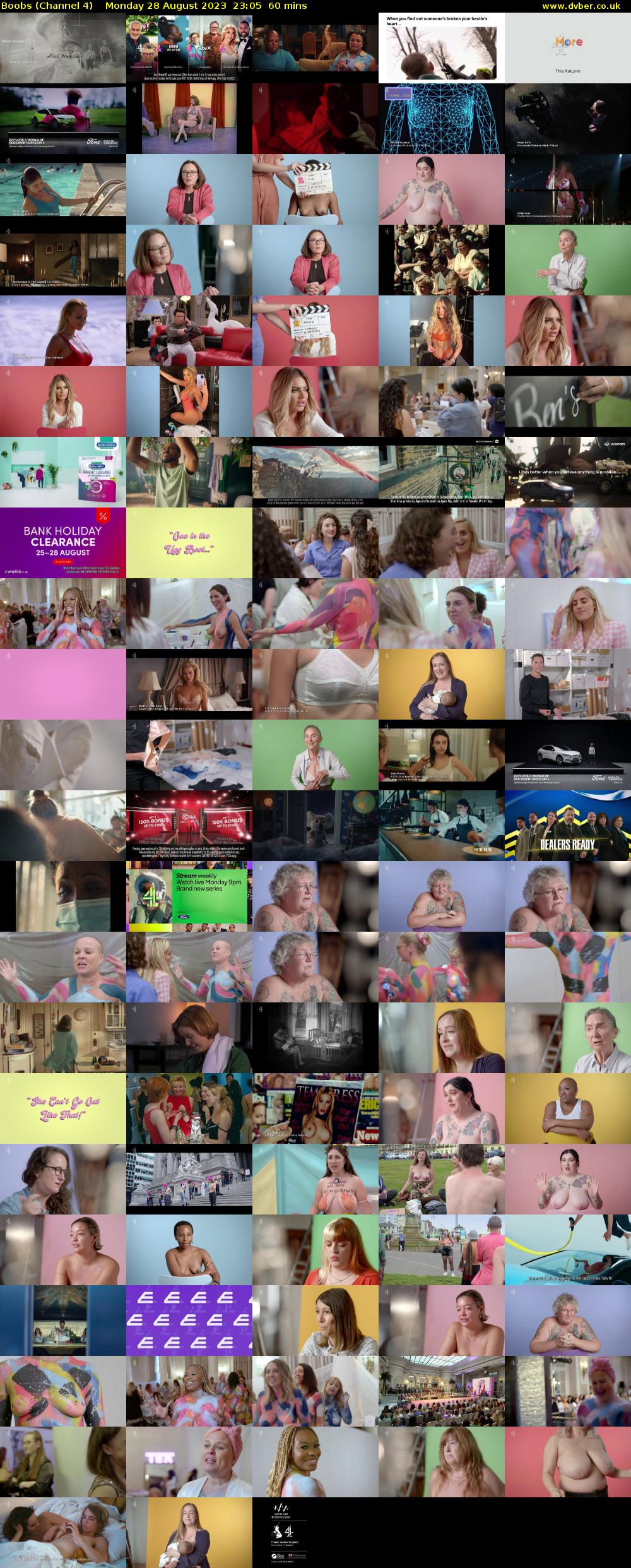 Boobs (Channel 4) Monday 28 August 2023 23:05 - 00:05