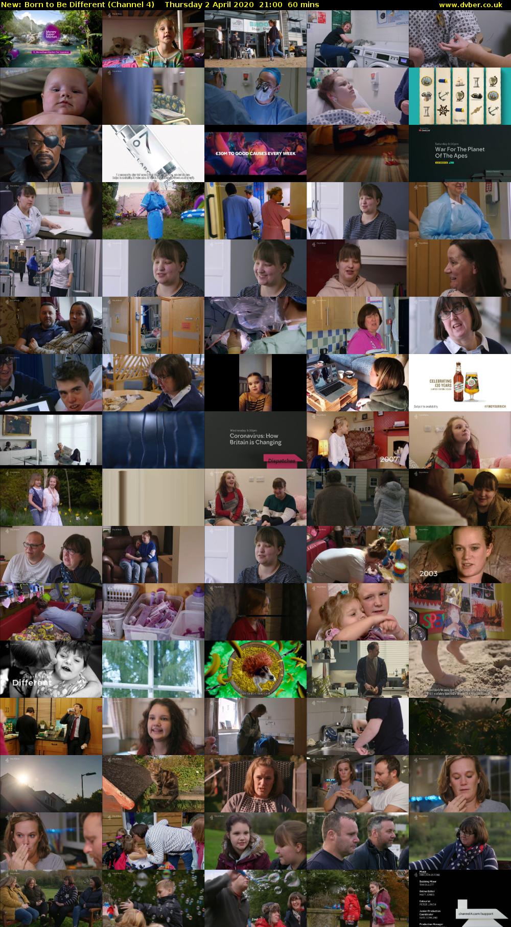 Born to Be Different (Channel 4) Thursday 2 April 2020 21:00 - 22:00
