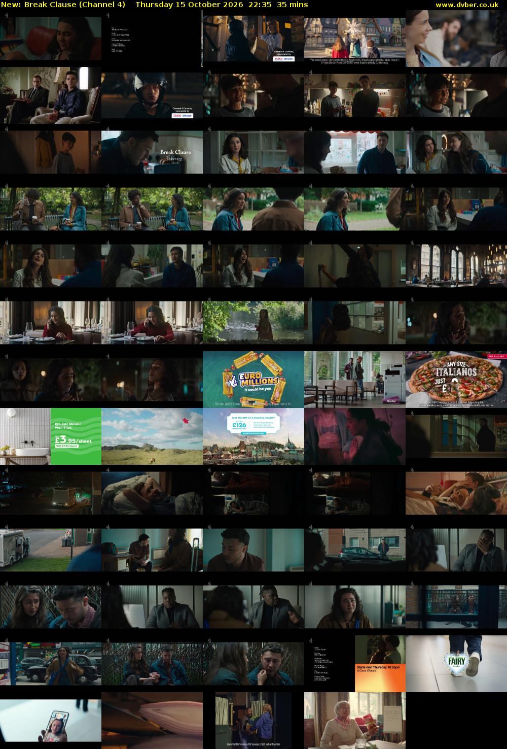 Break Clause (Channel 4) Thursday 15 October 2026 22:35 - 23:10