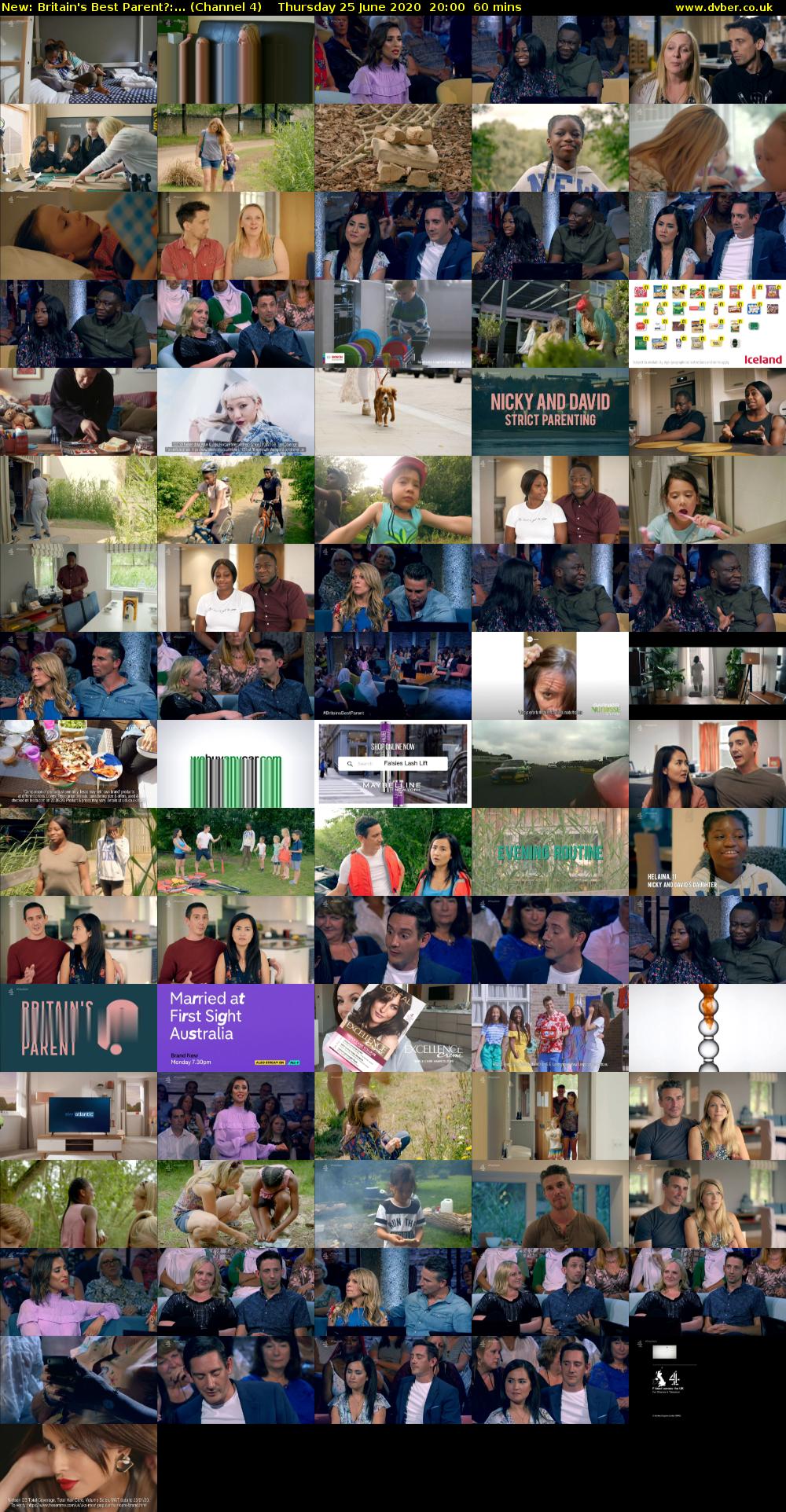 Britain's Best Parent?:... (Channel 4) Thursday 25 June 2020 20:00 - 21:00