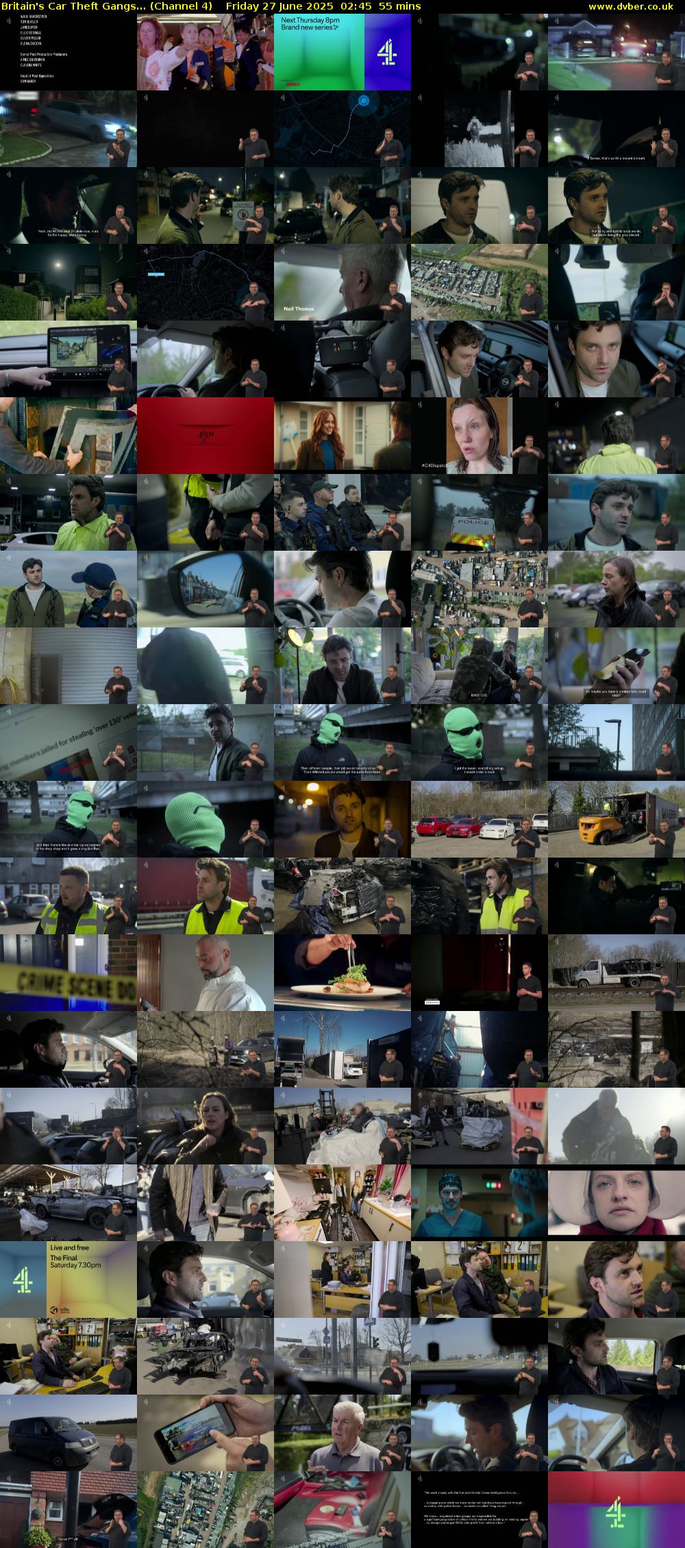Britain's Car Theft Gangs... (Channel 4) Friday 27 June 2025 02:45 - 03:40