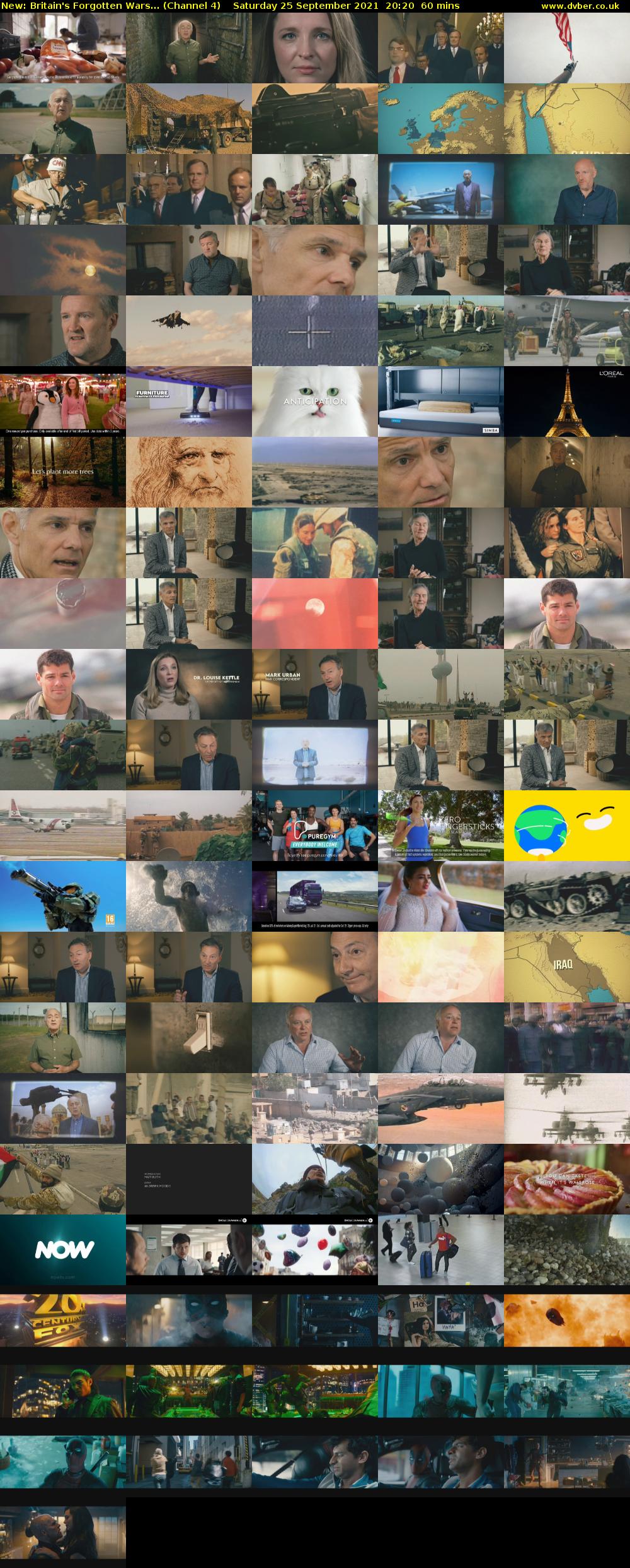 Britain's Forgotten Wars... (Channel 4) Saturday 25 September 2021 20:20 - 21:20