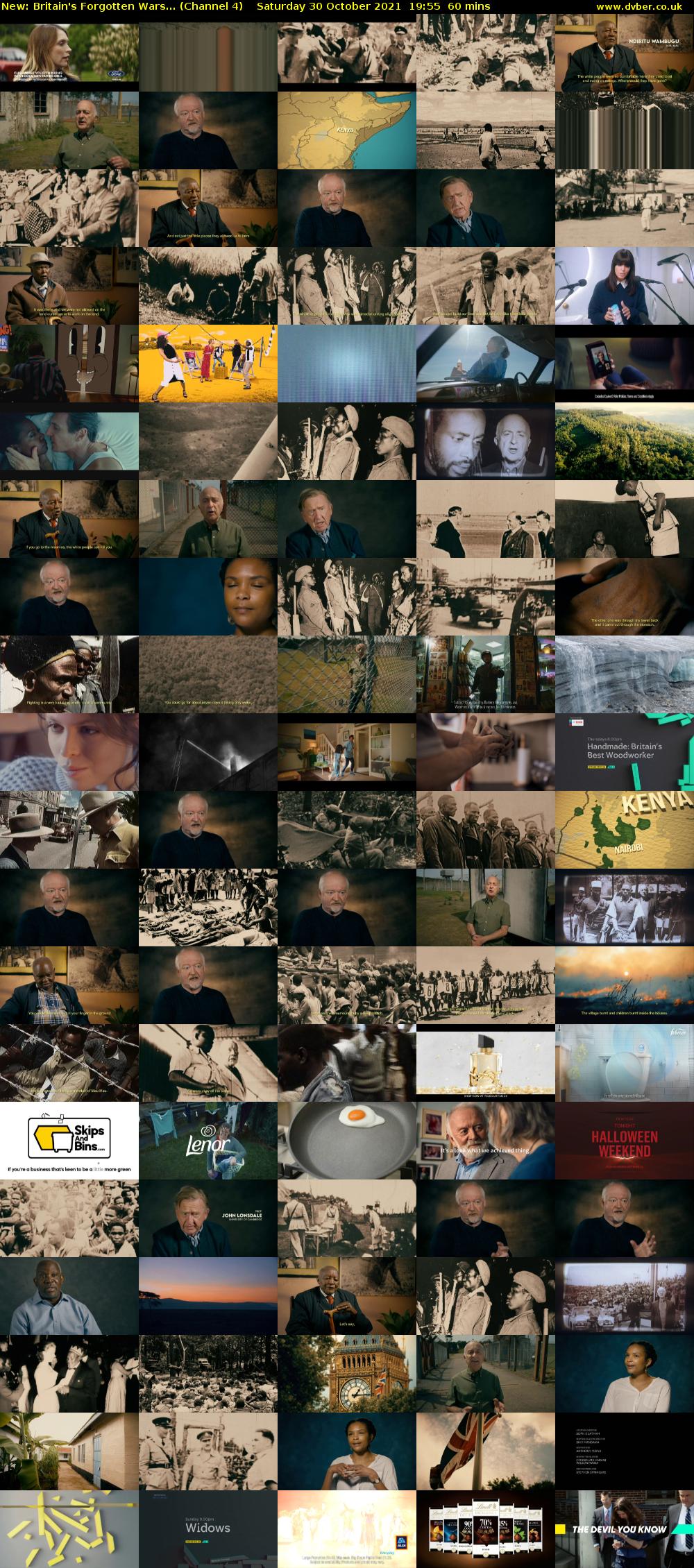 Britain's Forgotten Wars... (Channel 4) Saturday 30 October 2021 19:55 - 20:55
