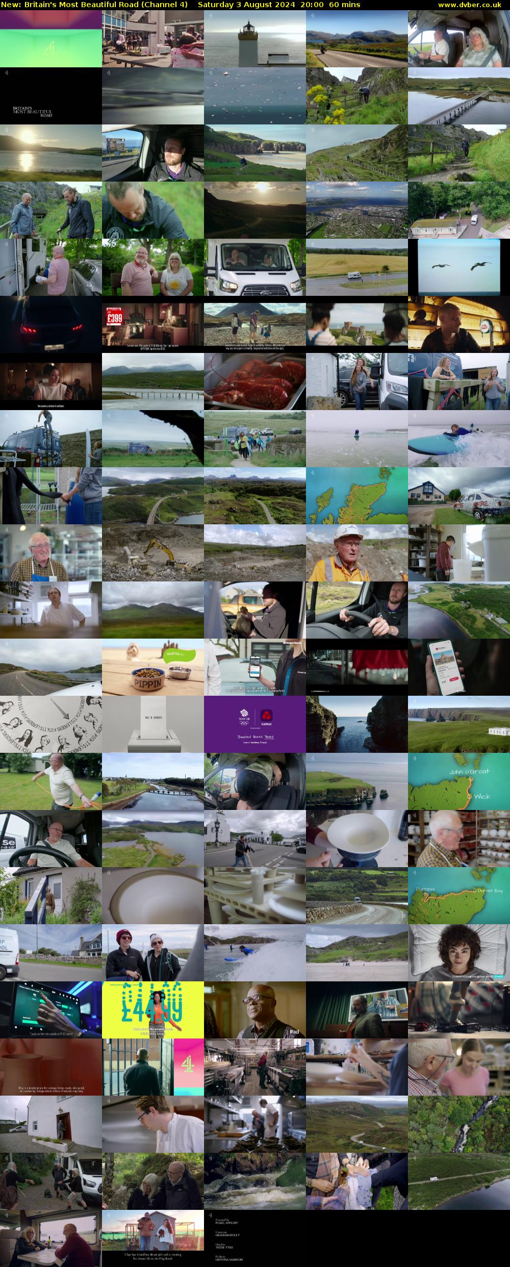 Britain's Most Beautiful Road (Channel 4) Saturday 3 August 2024 20:00 - 21:00