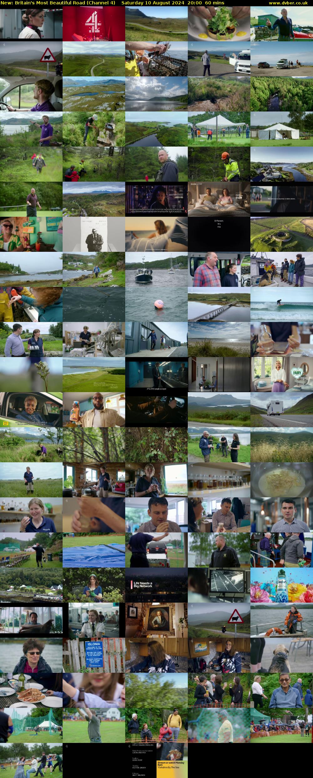 Britain's Most Beautiful Road (Channel 4) Saturday 10 August 2024 20:00 - 21:00