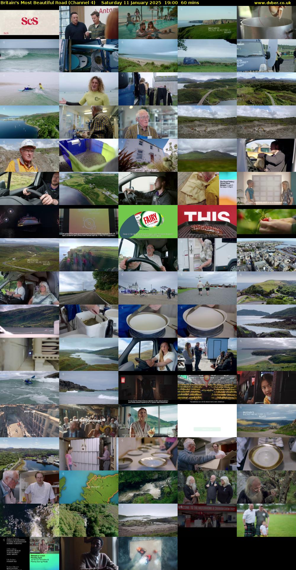 Britain's Most Beautiful Road (Channel 4) Saturday 11 January 2025 19:00 - 20:00