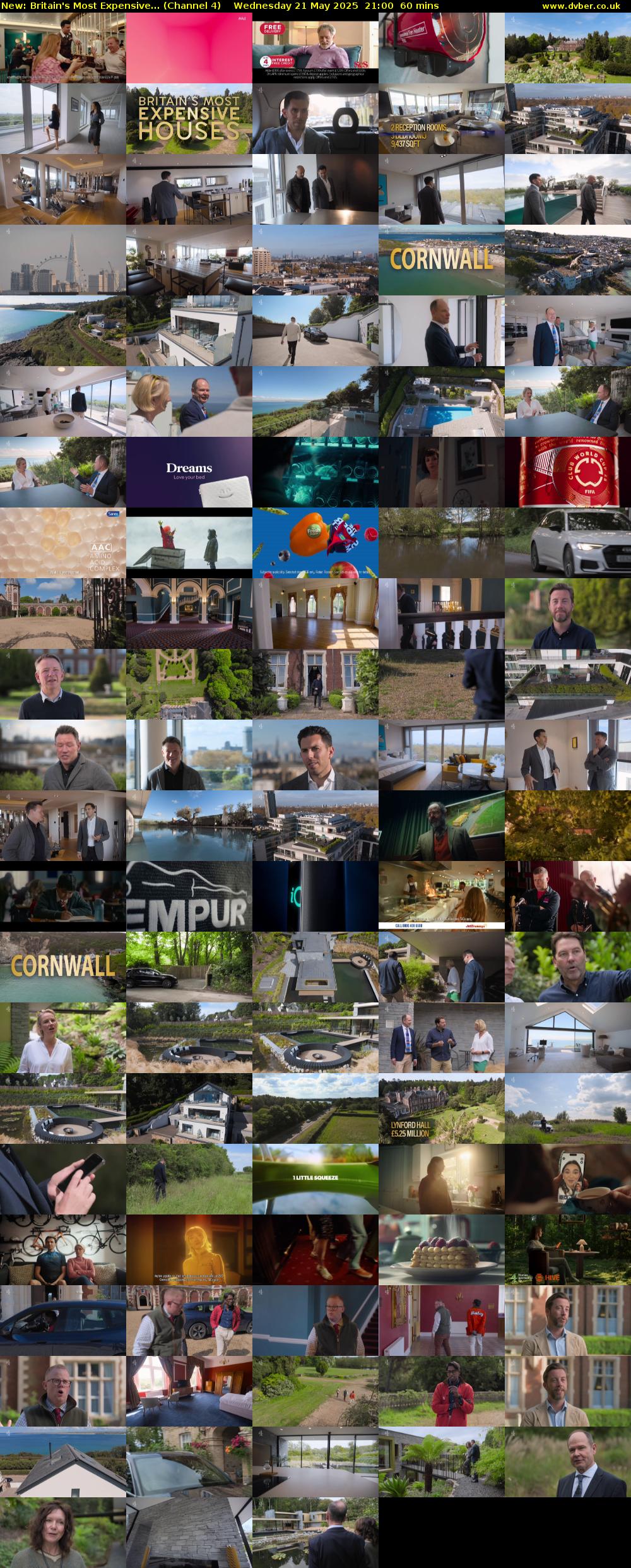 Britain's Most Expensive... (Channel 4) Wednesday 21 May 2025 21:00 - 22:00