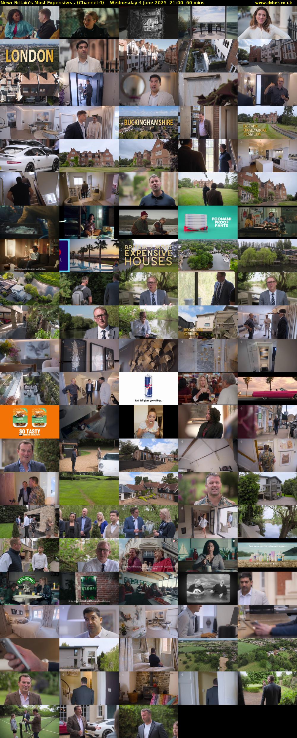 Britain's Most Expensive... (Channel 4) Wednesday 4 June 2025 21:00 - 22:00