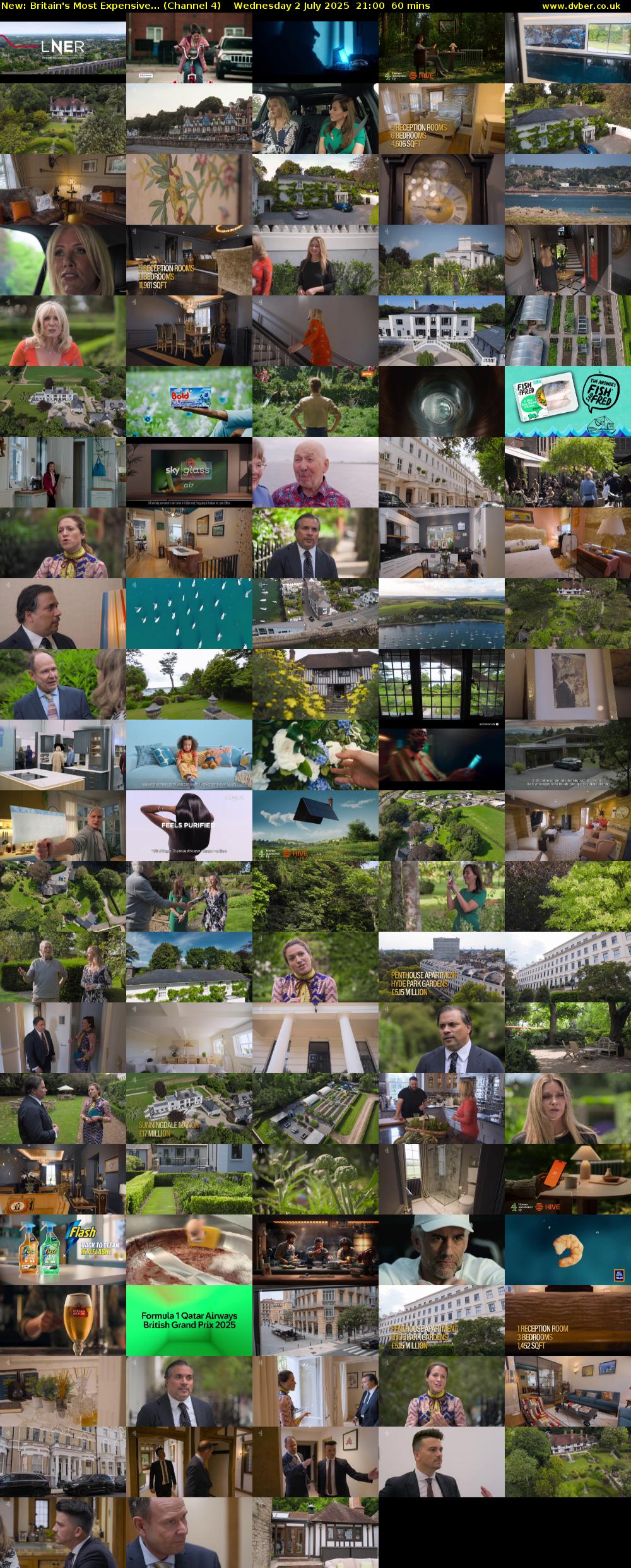 Britain's Most Expensive... (Channel 4) Wednesday 2 July 2025 21:00 - 22:00
