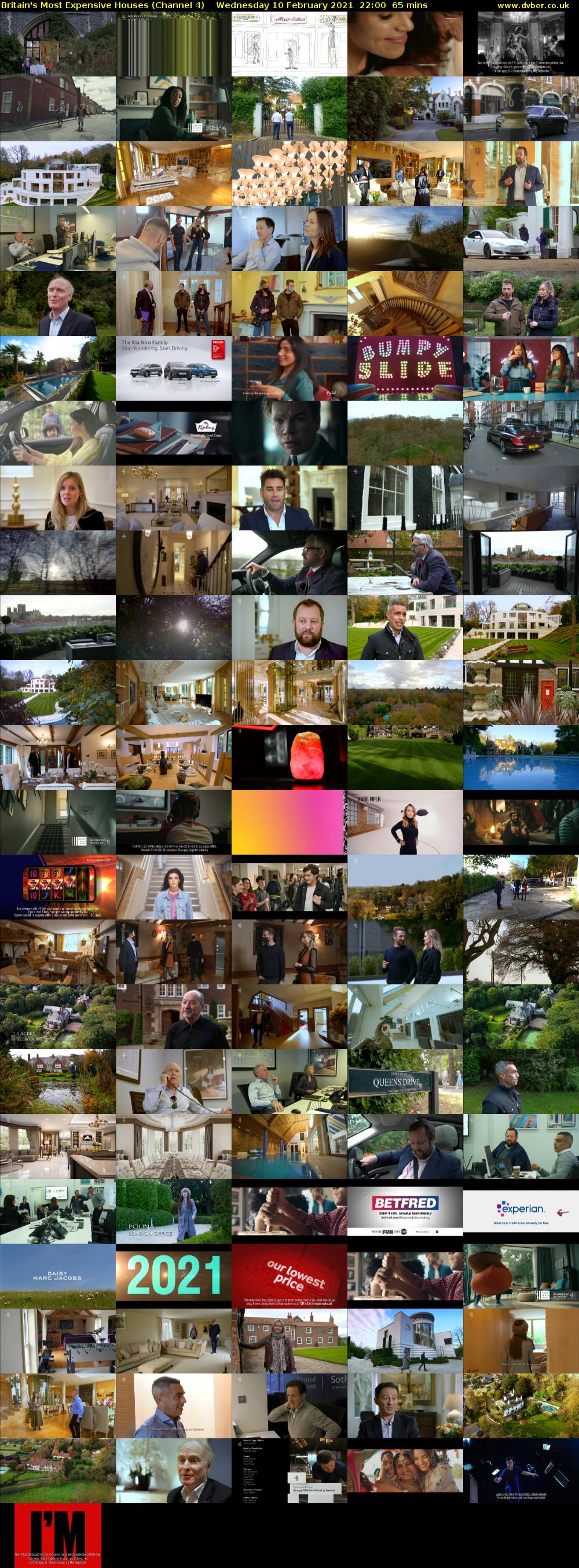 Britain's Most Expensive Houses (Channel 4) Wednesday 10 February 2021 22:00 - 23:05